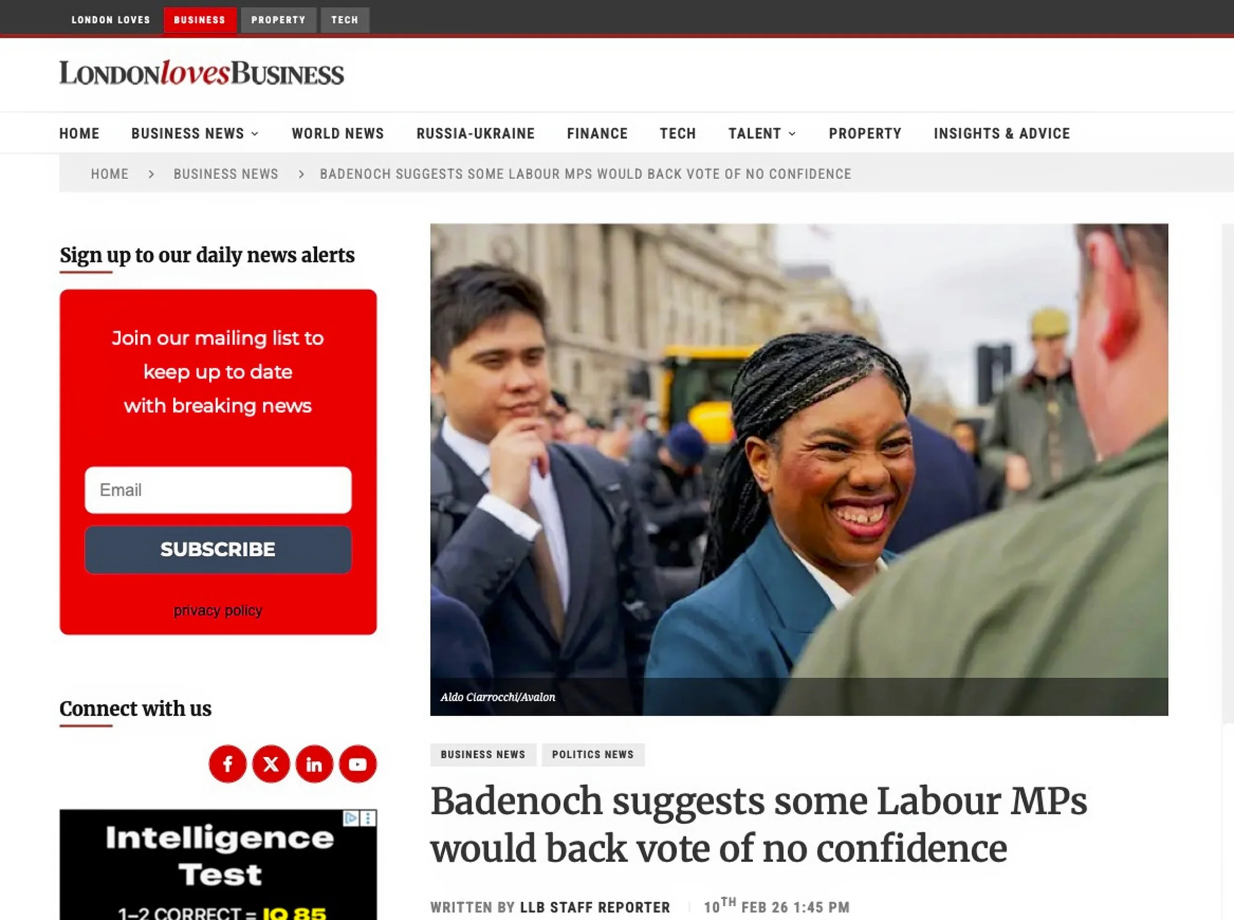 London Loves Business 10/02/26