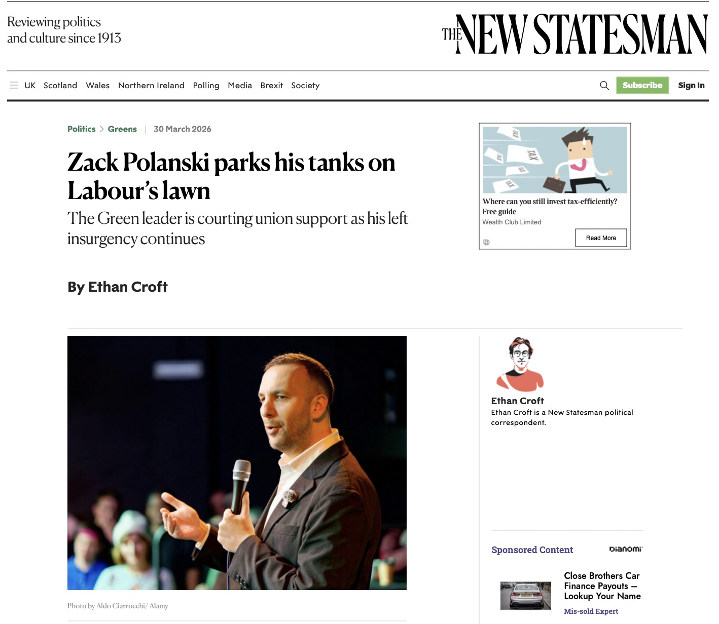 New Statesman 30:03:26