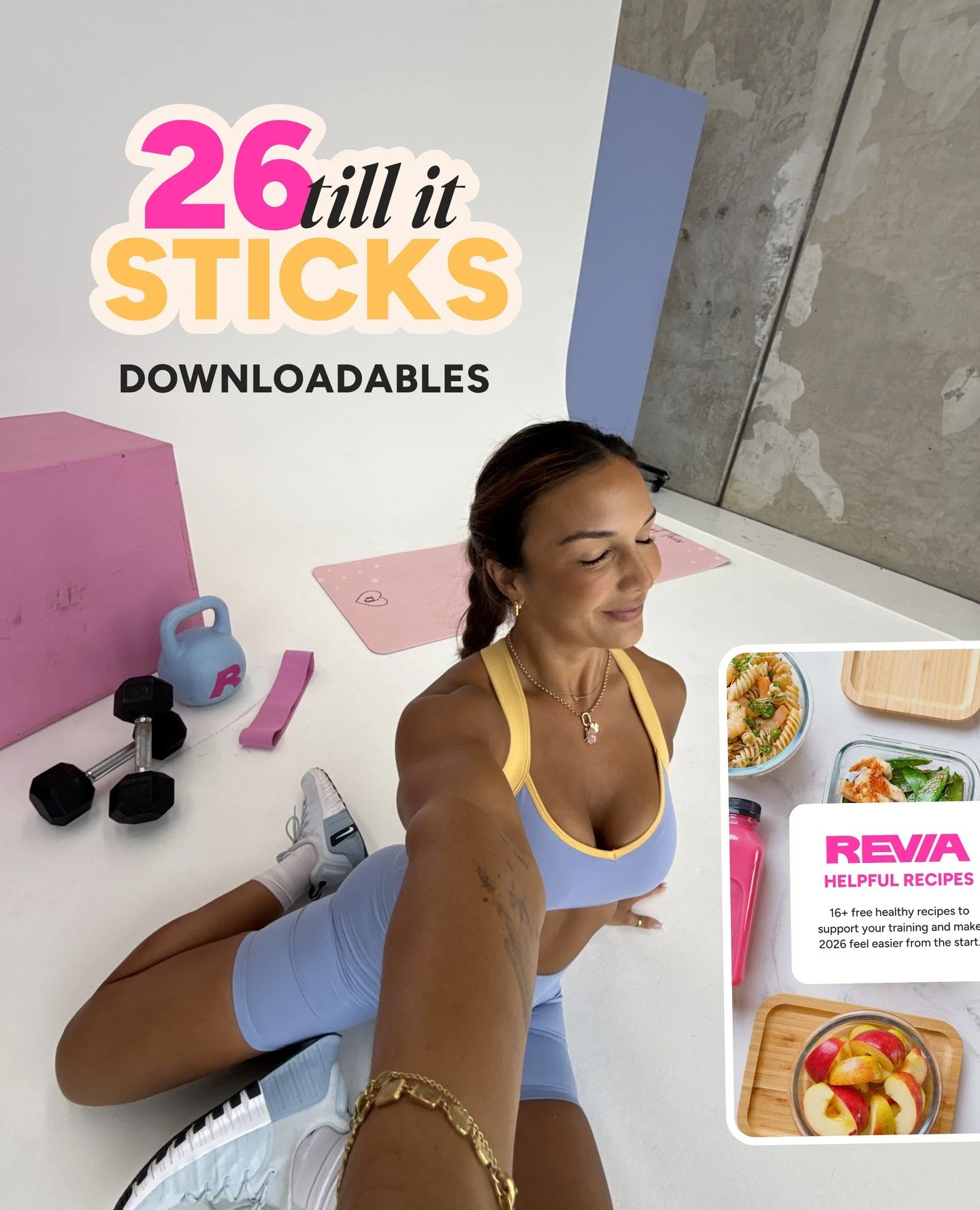 A little taste of what our challenge girlies are getting.⁠
16+ healthy recipes + a goal &amp; challenge diary to keep you on track.⁠
Comment RECIPE for the link 💗