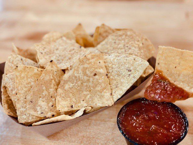 Warm Chips with Fresh Salsa made in-house