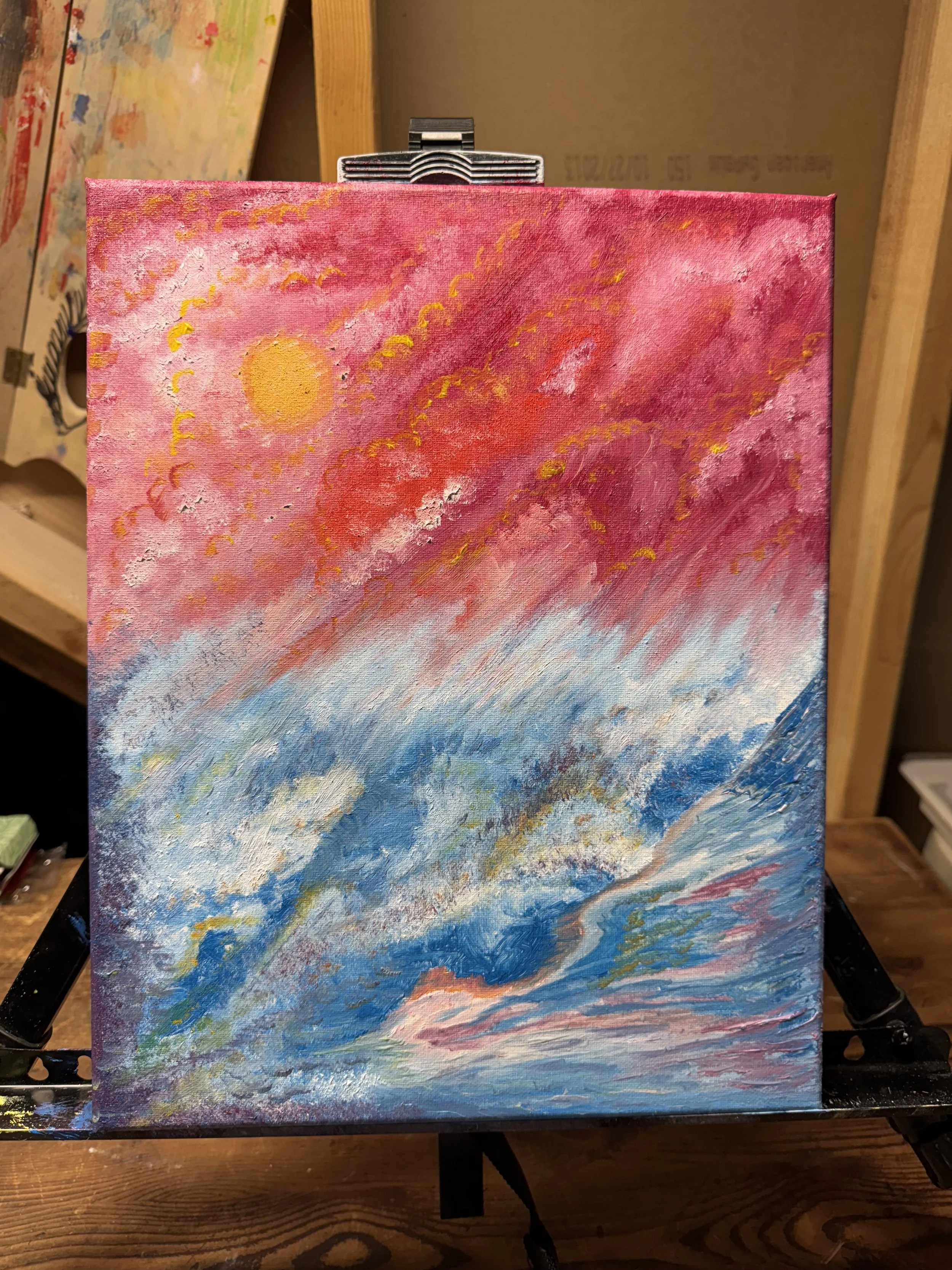 Where the Sky Learns the Sea