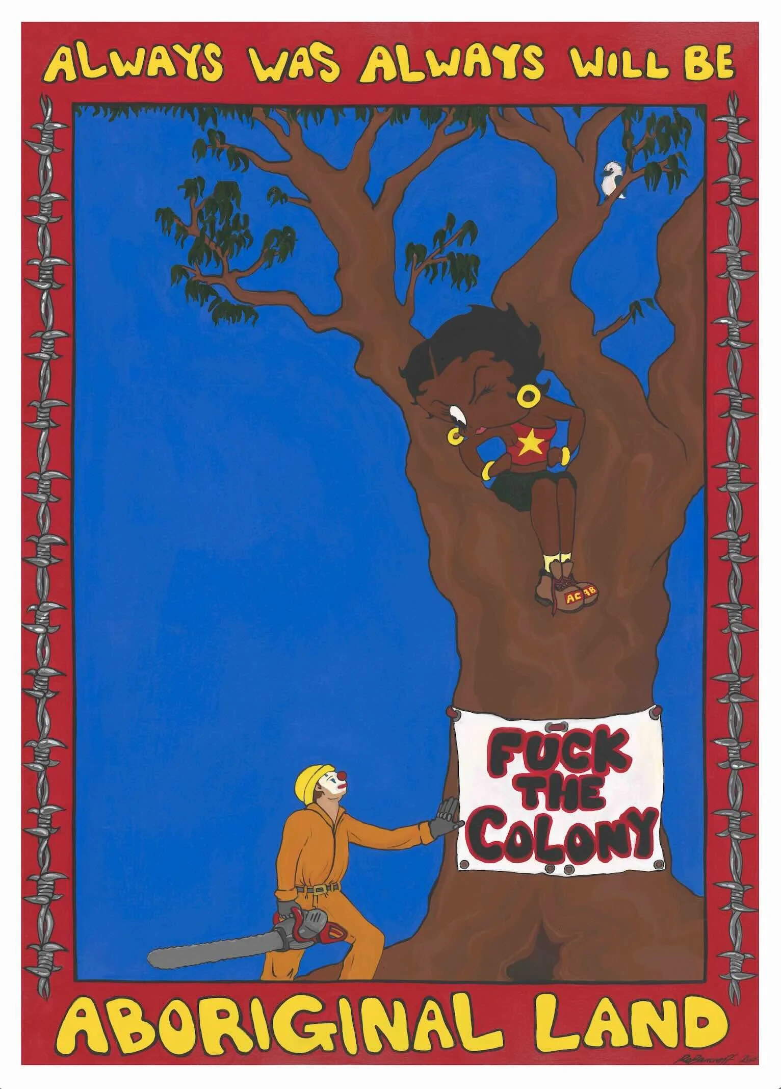 acrylic on archival paper 