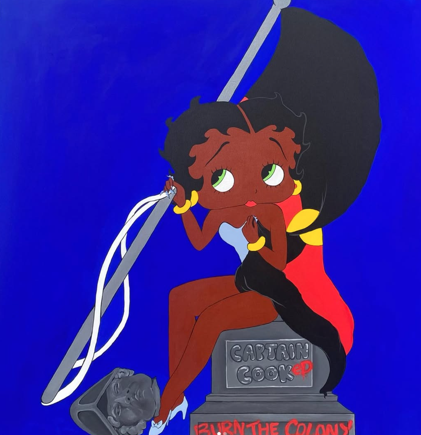 Captain Cooked
Acrylic on Canvas 
1m x 1m 
2025