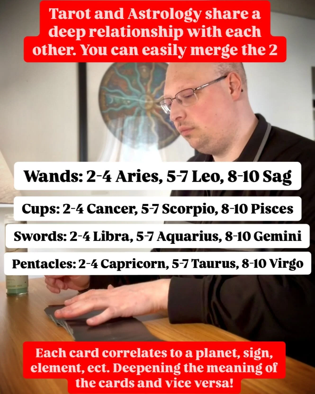 A few ways the Tarot and Astrology show they are in relationship!

#oracledeck #spiritualdevelopment #divination #oraclecards #oraclcardreading #oraclecardreader #spirituallifecoaching #spiritualmentor #spiritualcoach #manifestyourdreams #astro #horo