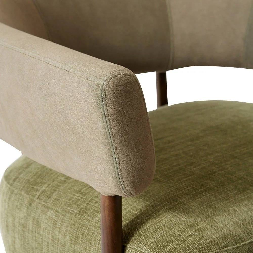 Leon Chair - Green/Brown (view 3)