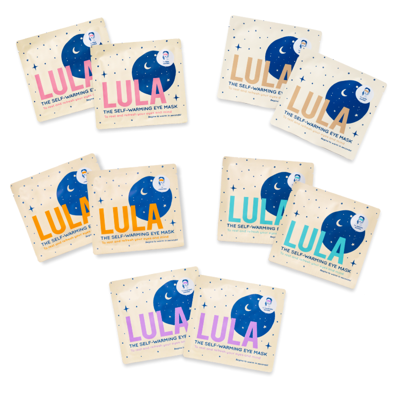 Lula Mixed Box of 10 Self-Warming Eye Masks (view 2)