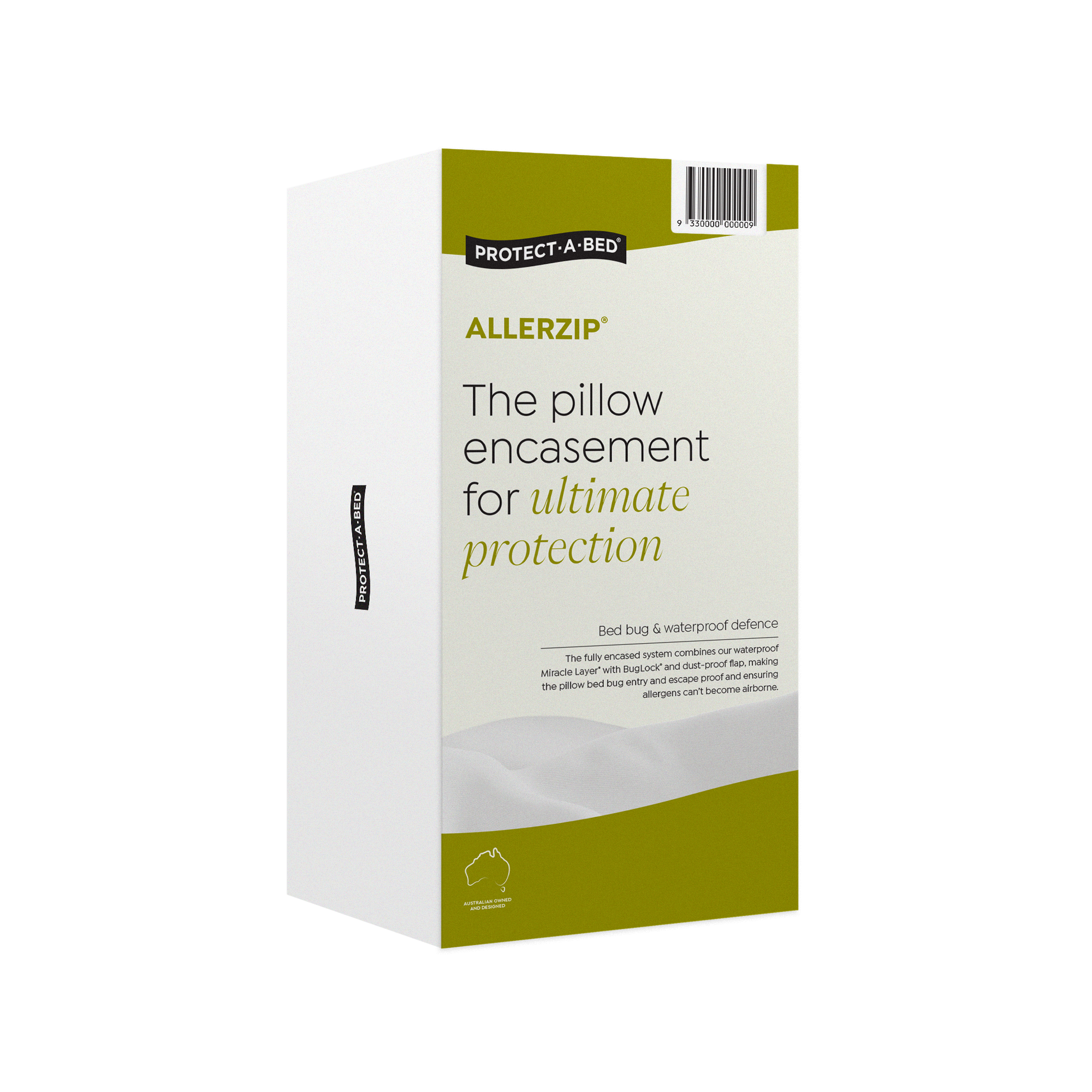 Protect-A-Bed Allerzip® Fully Encased Waterproof Pillow Protector at Oaten’s Beds R Us Casino