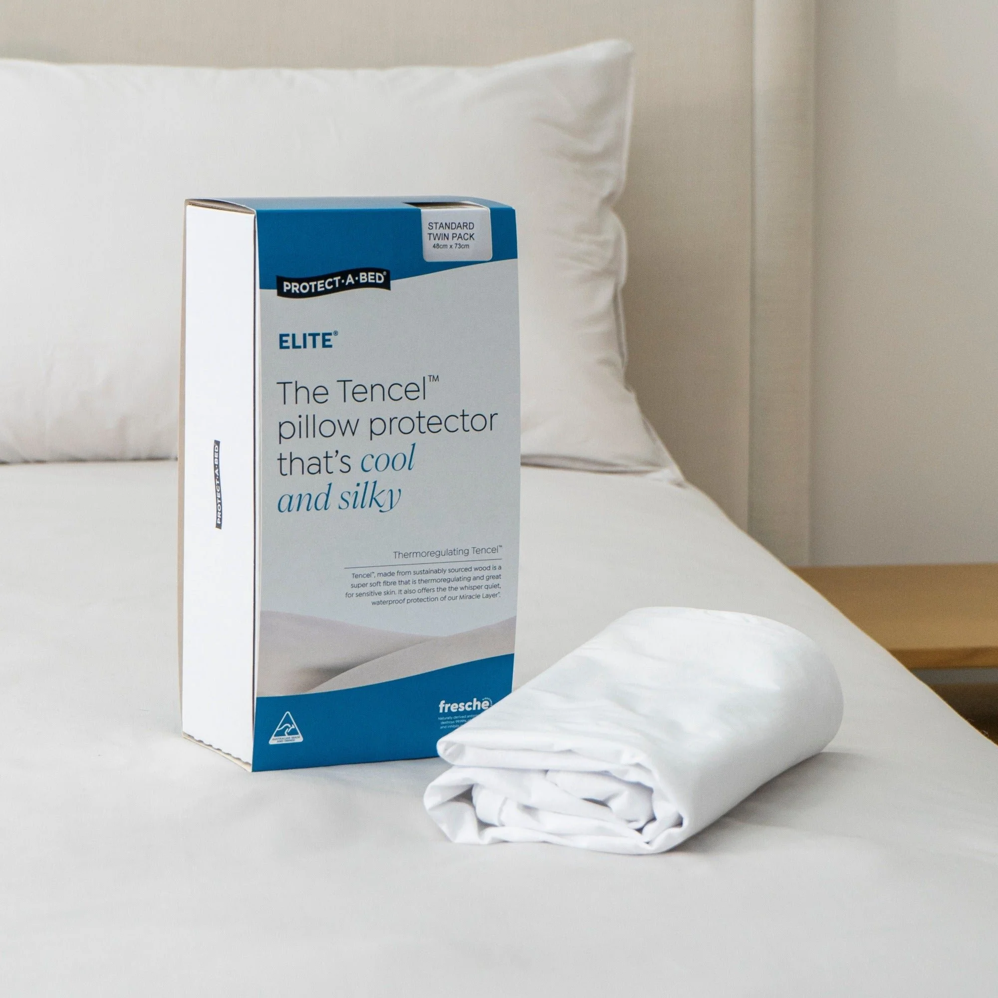 Protect-A-Bed Elite® Tencel™ Jersey Waterproof Pillow Protector (view 2) at Oaten’s Beds R Us Casino