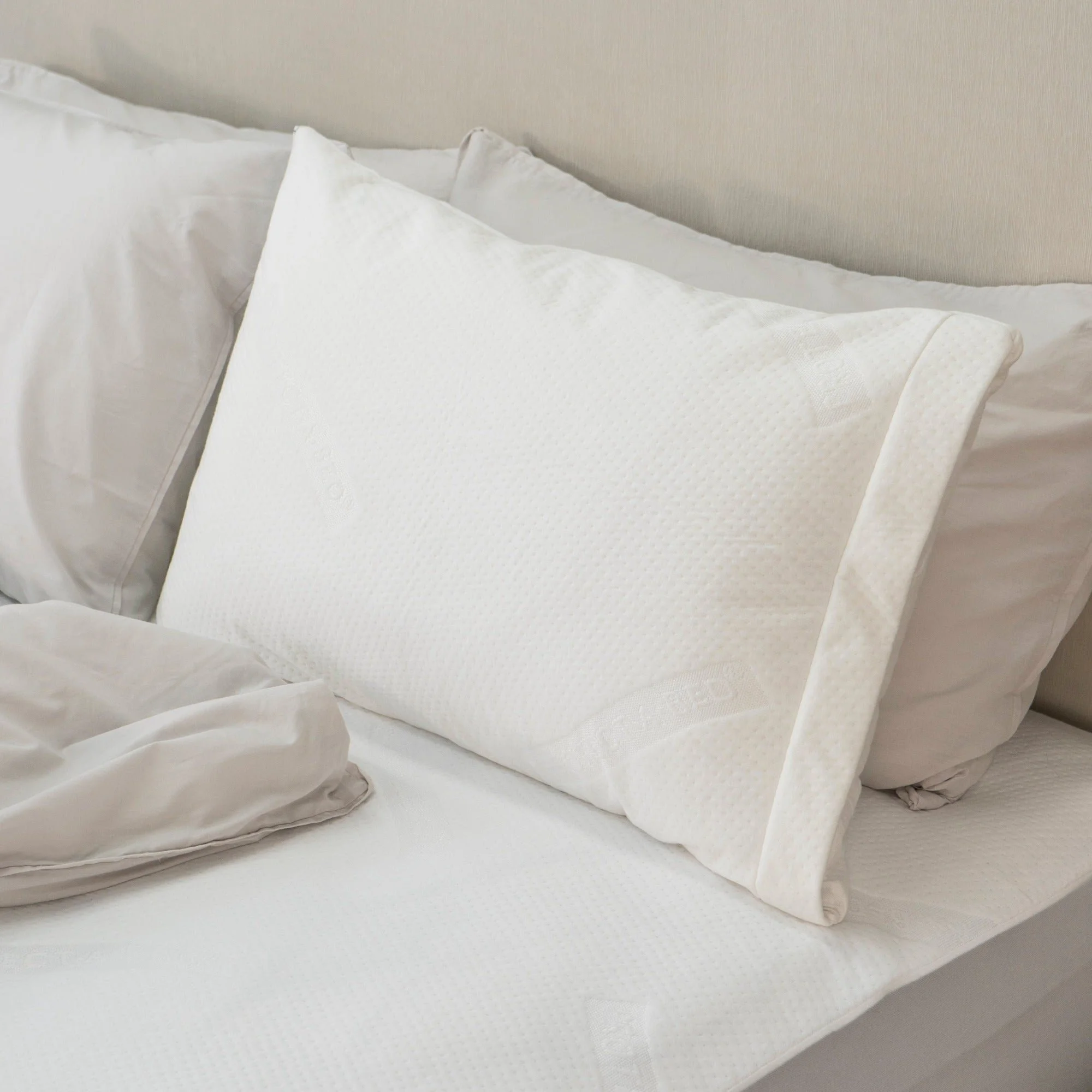 Protect-A-Bed Signature Tencel™ Jacquard Waterproof Pillow Protector (view 4) at Oaten’s Beds R Us Casino