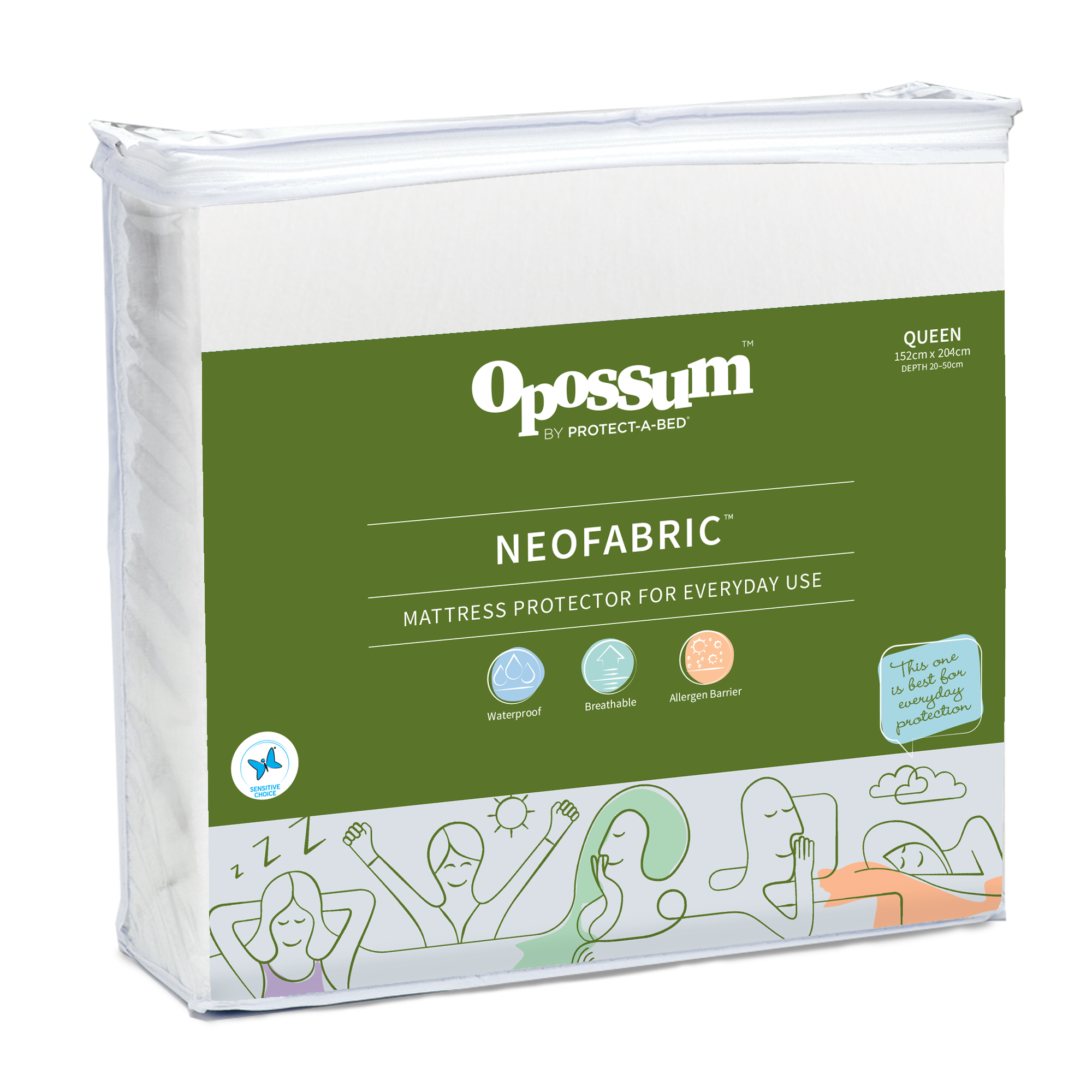 Protect-A-Bed Neofabric™ Fitted Waterproof Mattress Protector at Oaten’s Beds R Us Casino
