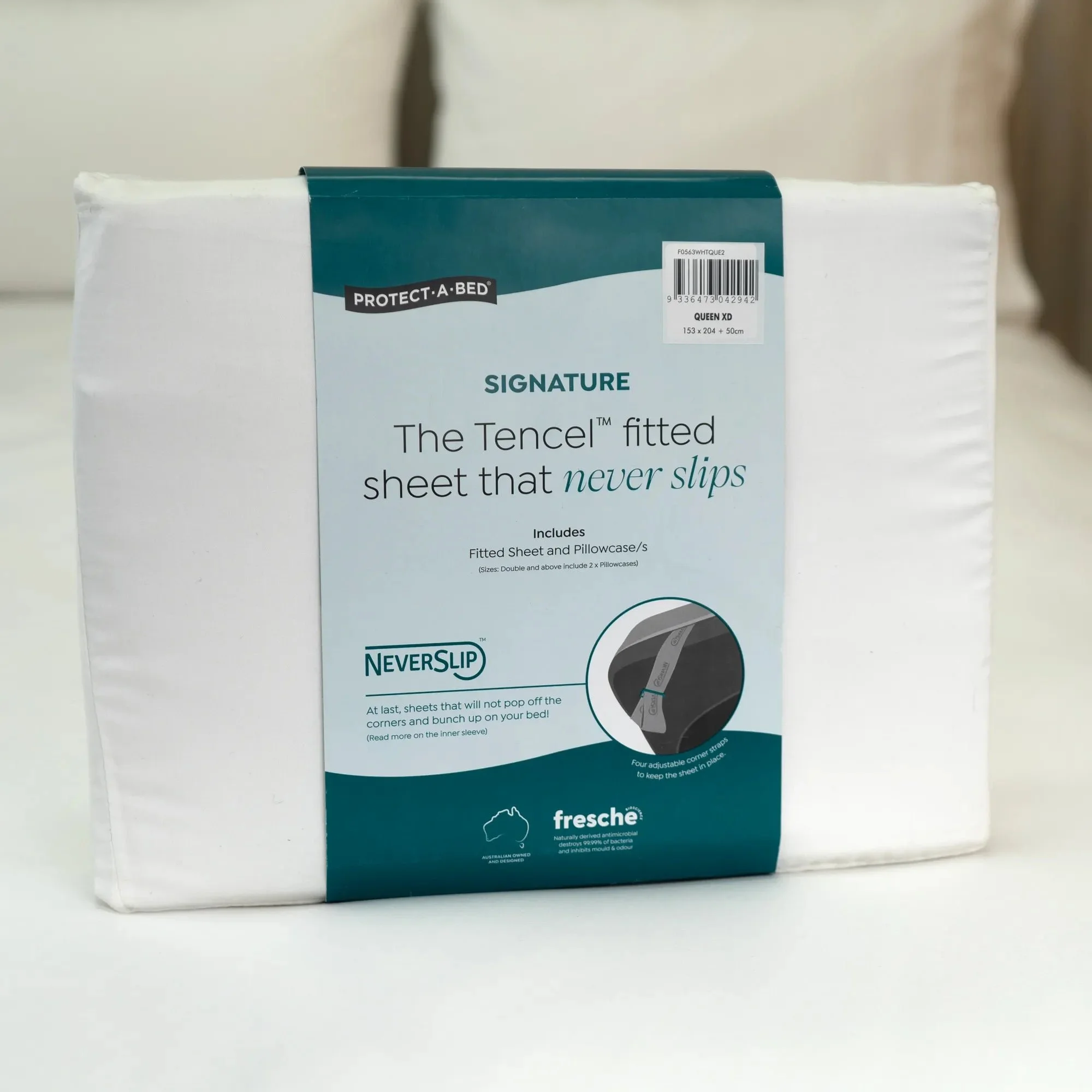 Protect-A-Bed Signature Tencel™ Tailored Neverslip™ Fitted Sheets and Pillowcases at Oaten’s Beds R Us Casino