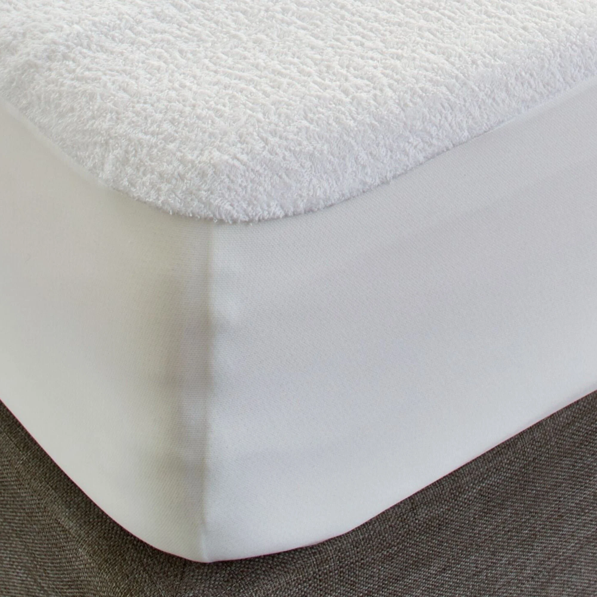 Protect-A-Bed Caravan Cotton Terry Fitted Waterproof Mattress Protector (view 2) at Oaten’s Beds R Us Casino