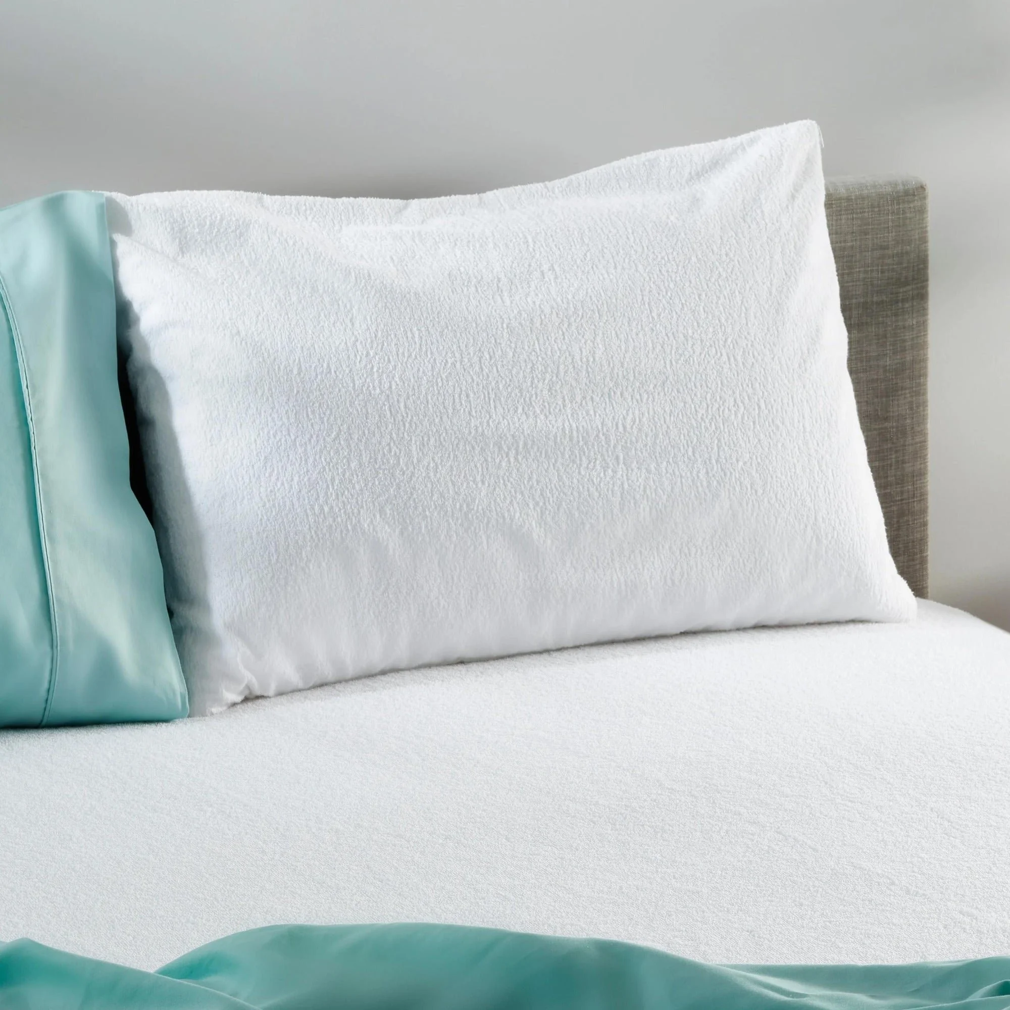 Protect-A-Bed Cotton Terry Fitted Waterproof Pillow Protector (view 3) at Oaten’s Beds R Us Casino