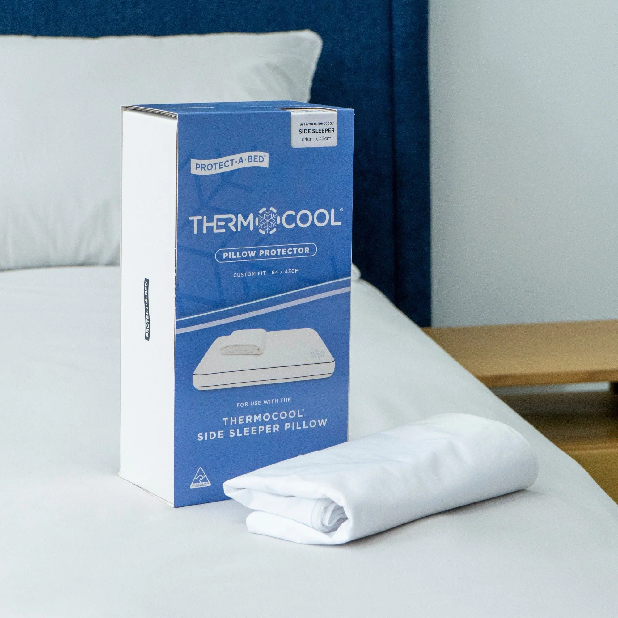 Protect-A-Bed Thermocool® Side Sleeper Waterproof Pillow Protector (view 2) at Oaten’s Beds R Us Casino