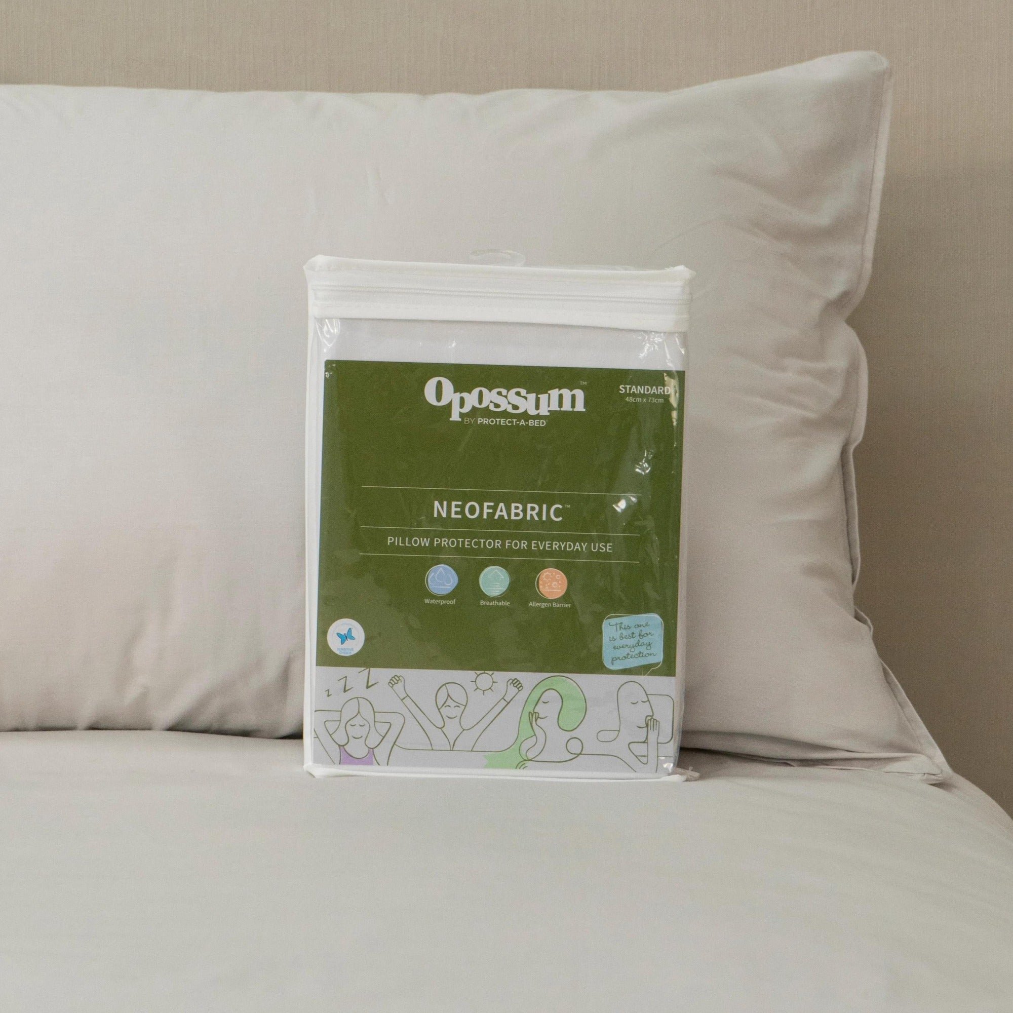Protect-A-Bed Neofabric™ Waterproof Pillow Protector (view 2) at Oaten’s Beds R Us Casino