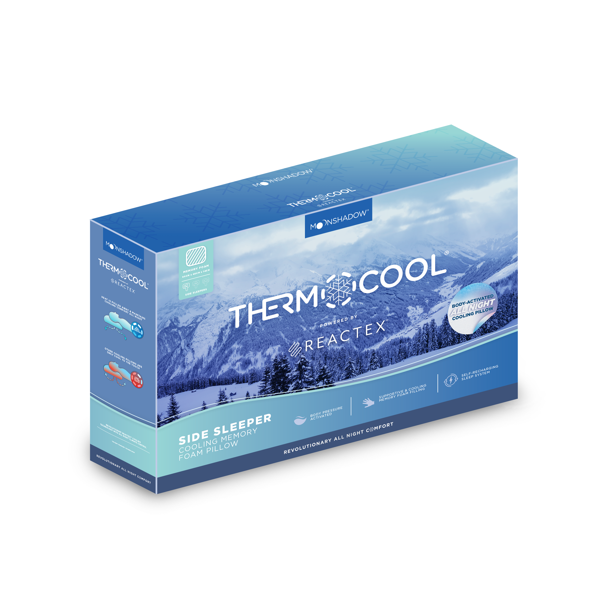 Protect-A-Bed Thermocool® Side Sleeper Pillow at Oaten’s Beds R Us Casino
