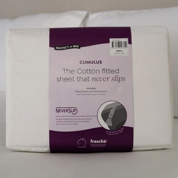 Protect-A-Bed Cumulus Cotton Tailored Neverslip™ Fitted Sheets and Pillowcases (view 3) at Oaten’s Beds R Us Casino