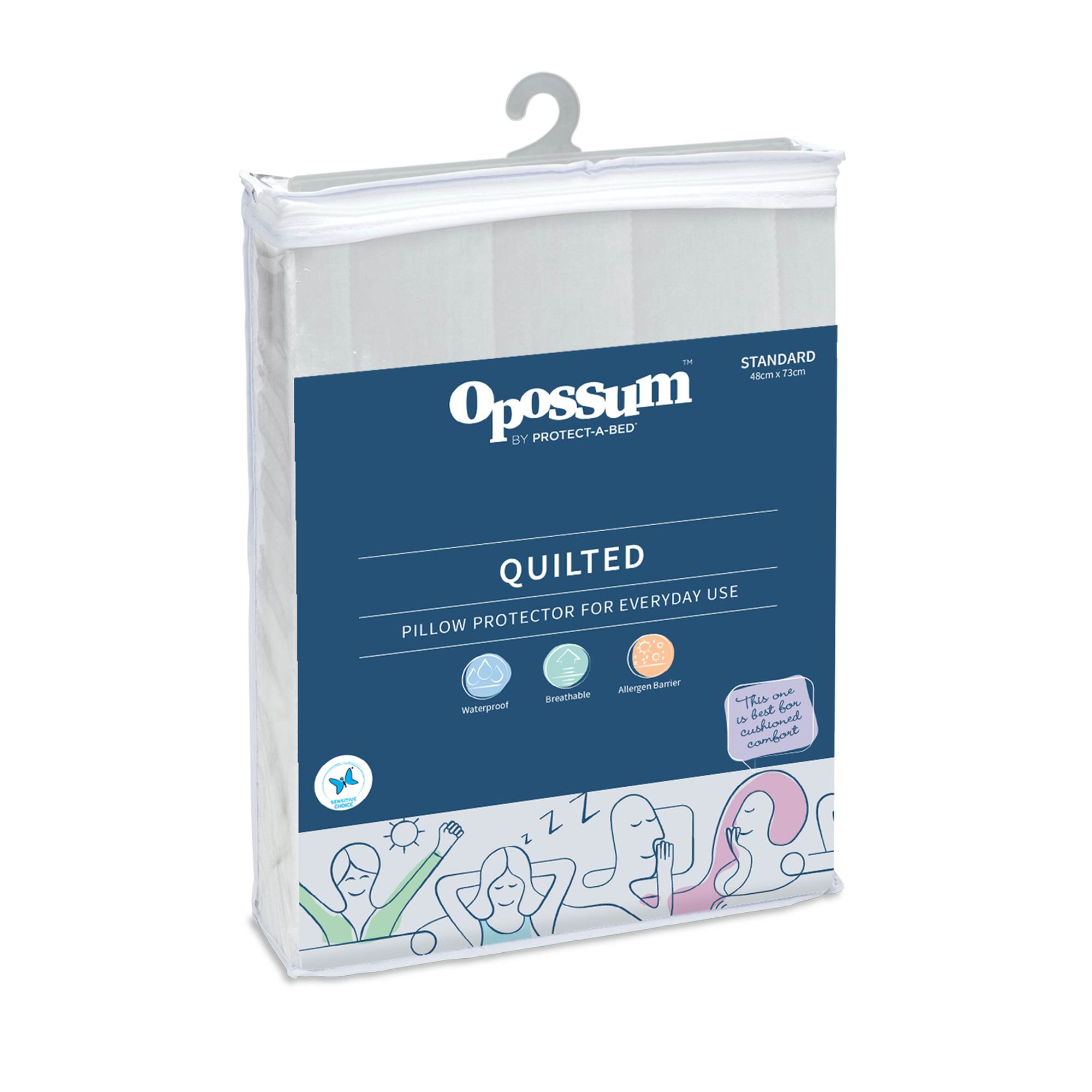 Protect-A-Bed Quilted Fitted Waterproof Pillow Protector at Oaten’s Beds R Us Casino