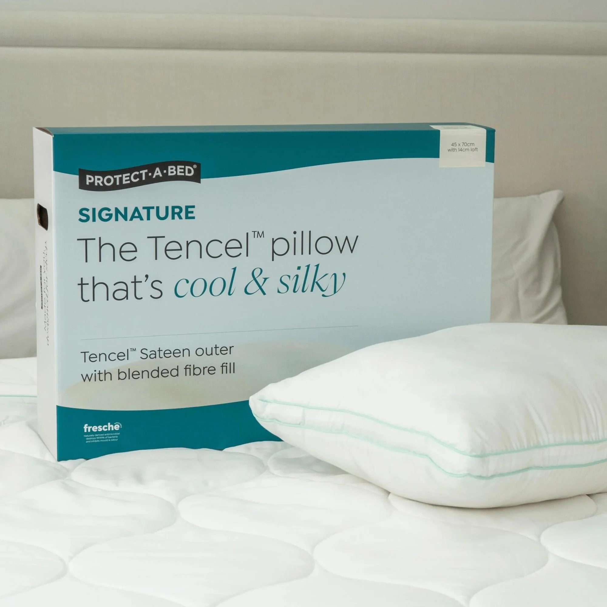 Protect-A-Bed Signature Tencel™ Fibre Pillow (view 2) at Oaten’s Beds R Us Casino