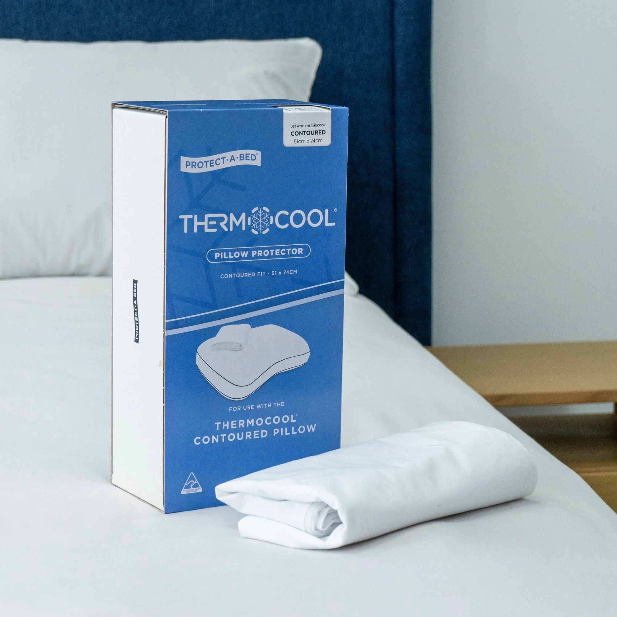 Protect-A-Bed Thermocool® Contoured Waterproof Pillow Protector (view 2) at Oaten’s Beds R Us Casino