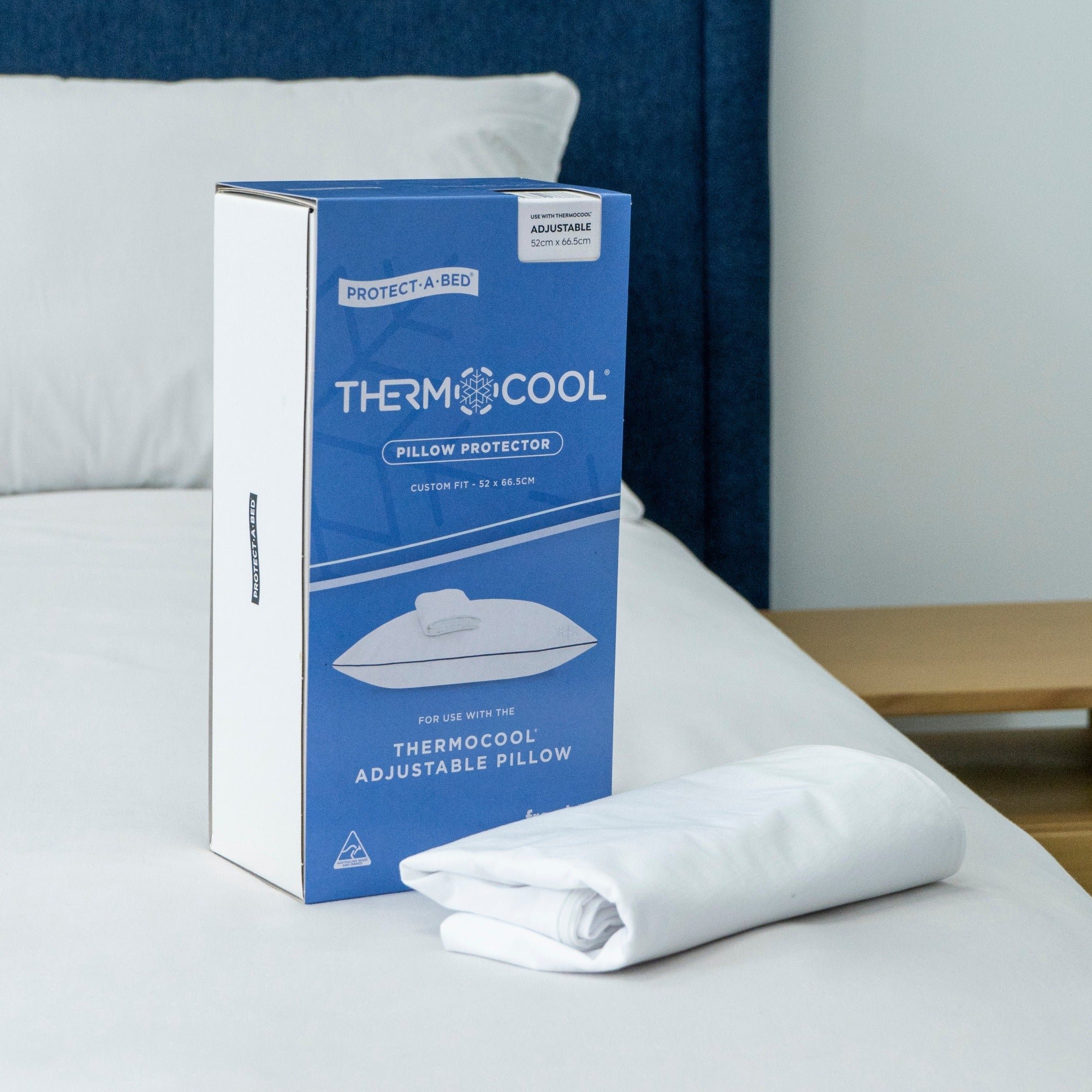 Protect-A-Bed Thermocool® Adjustable Cube Waterproof Pillow Protector (view 2) at Oaten’s Beds R Us Casino