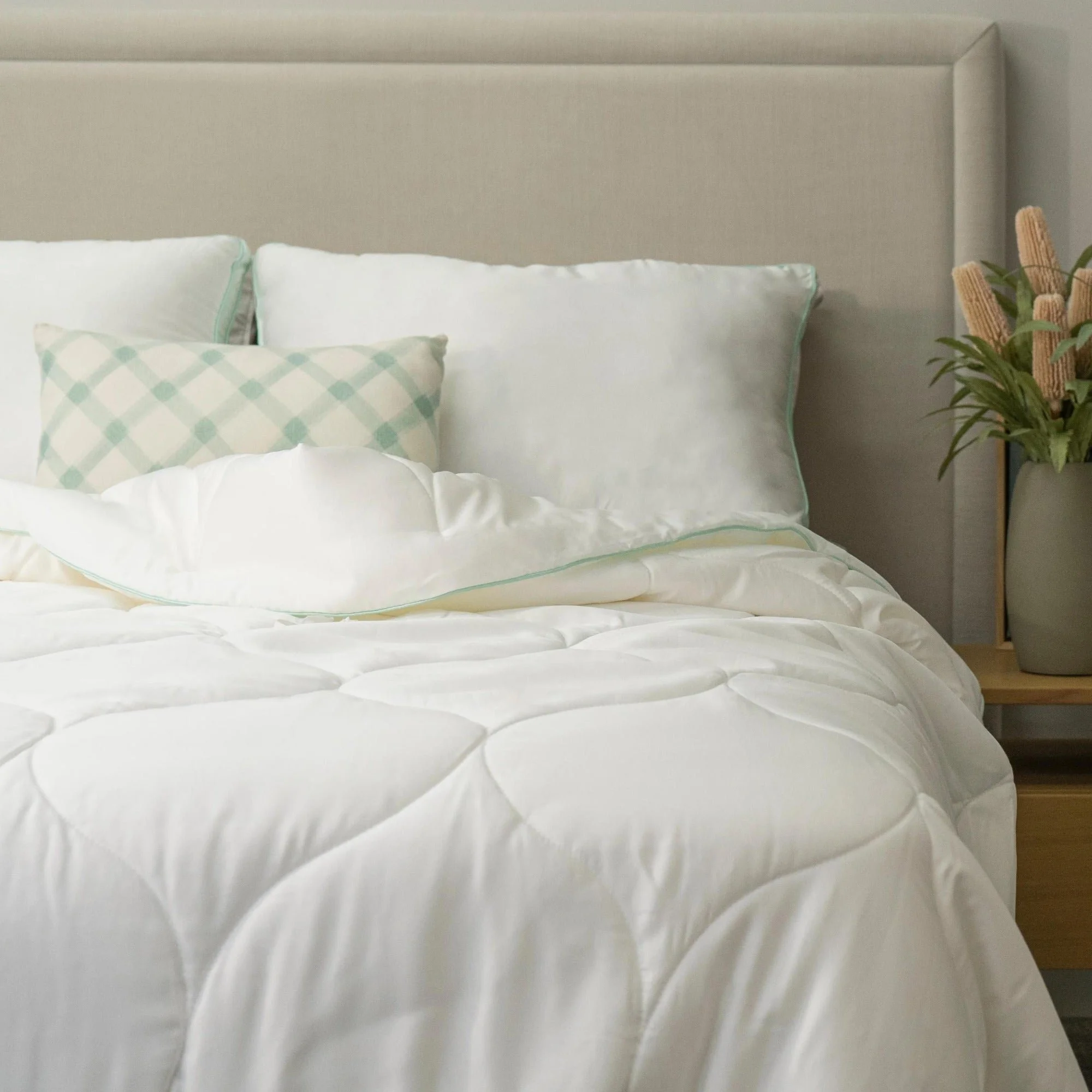 Protect-A-Bed Signature Tencel™ Quilt - All Seasons (view 3) at Oaten’s Beds R Us Casino