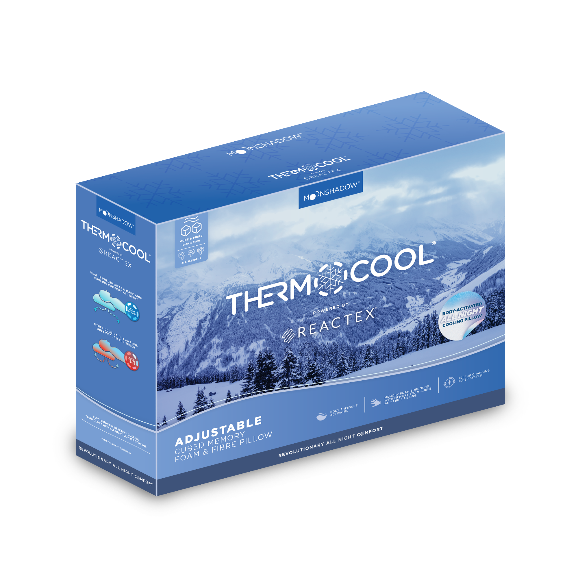 Protect-A-Bed Thermocool® Adjustable Cube Pillow at Oaten’s Beds R Us Casino
