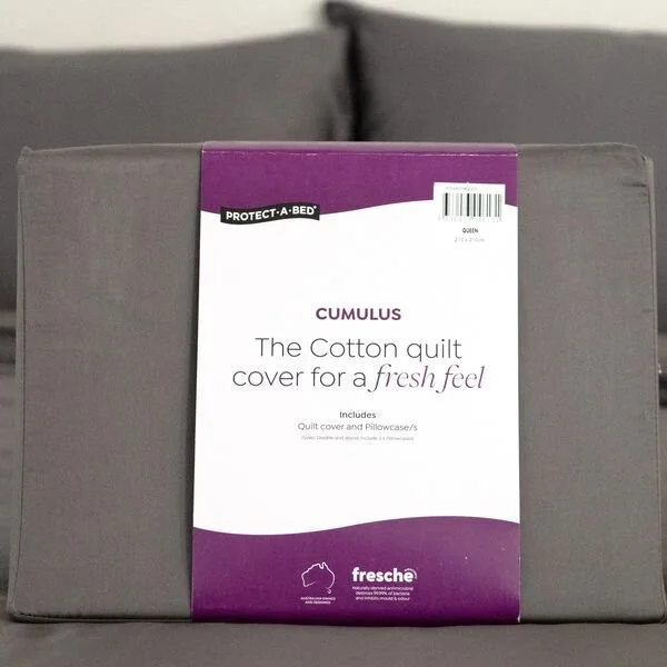 Protect-A-Bed Cumulus Cotton Quilt Cover Sets at Oaten’s Beds R Us Casino