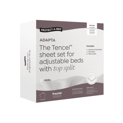 Protect-A-Bed Adapta Tencel™ Sheet Sets for Adjustable Beds with a Top Split at Oaten’s Beds R Us Casino