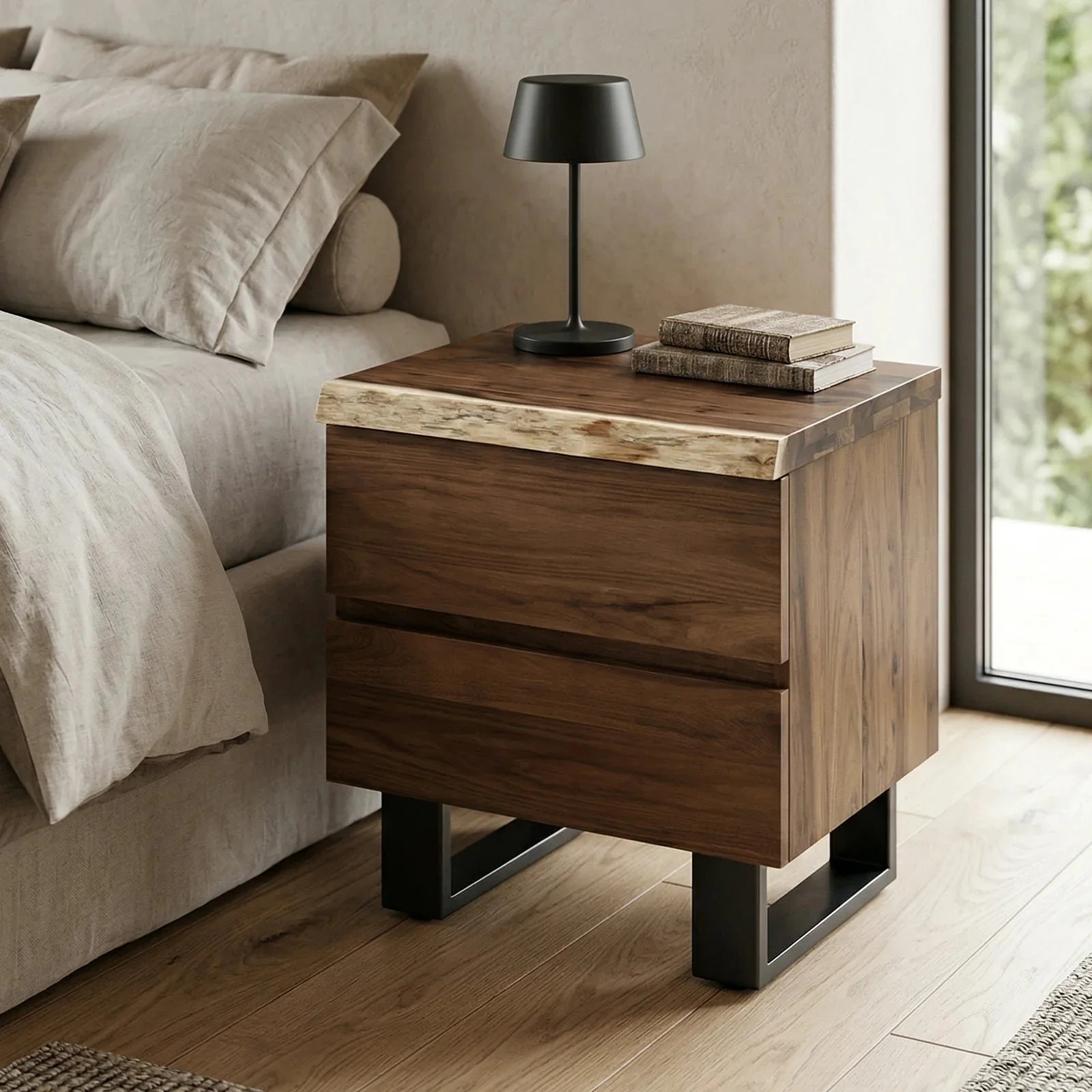 Fortitude Bedside Table (view 2) at Oaten’s Beds R Us Casino