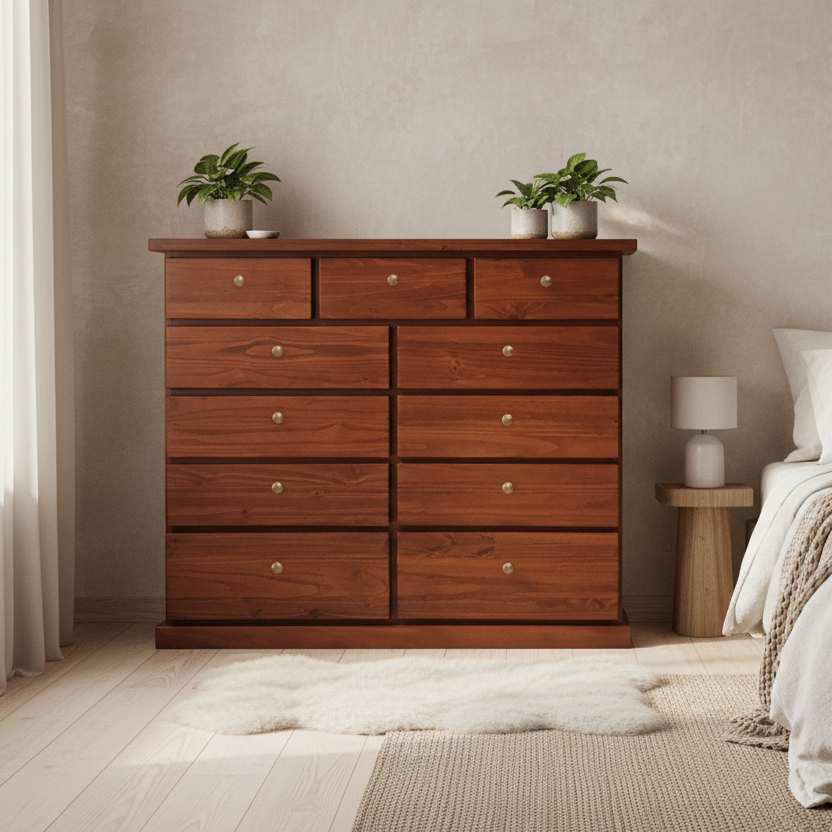 Hunter 11 Drawer Tallboy at Oaten’s Beds R Us Casino