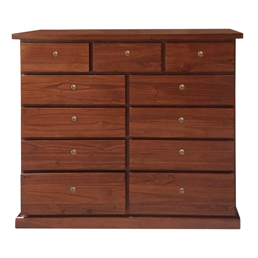 Hunter 11 Drawer Tallboy (view 2) at Oaten’s Beds R Us Casino