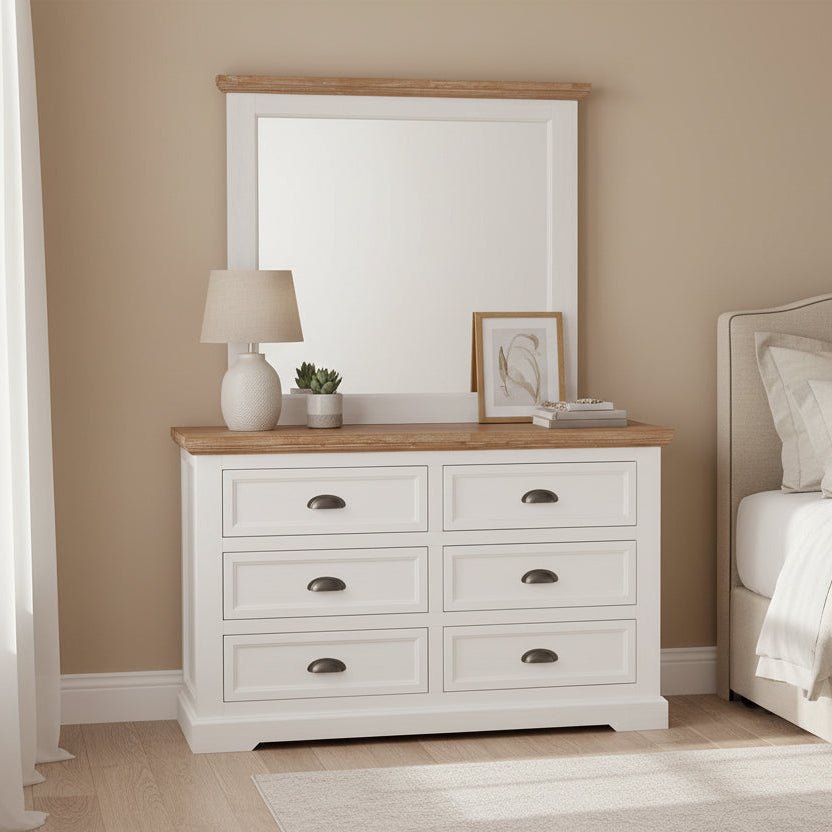 Paddington Dresser with Mirror at Oaten’s Beds R Us Casino