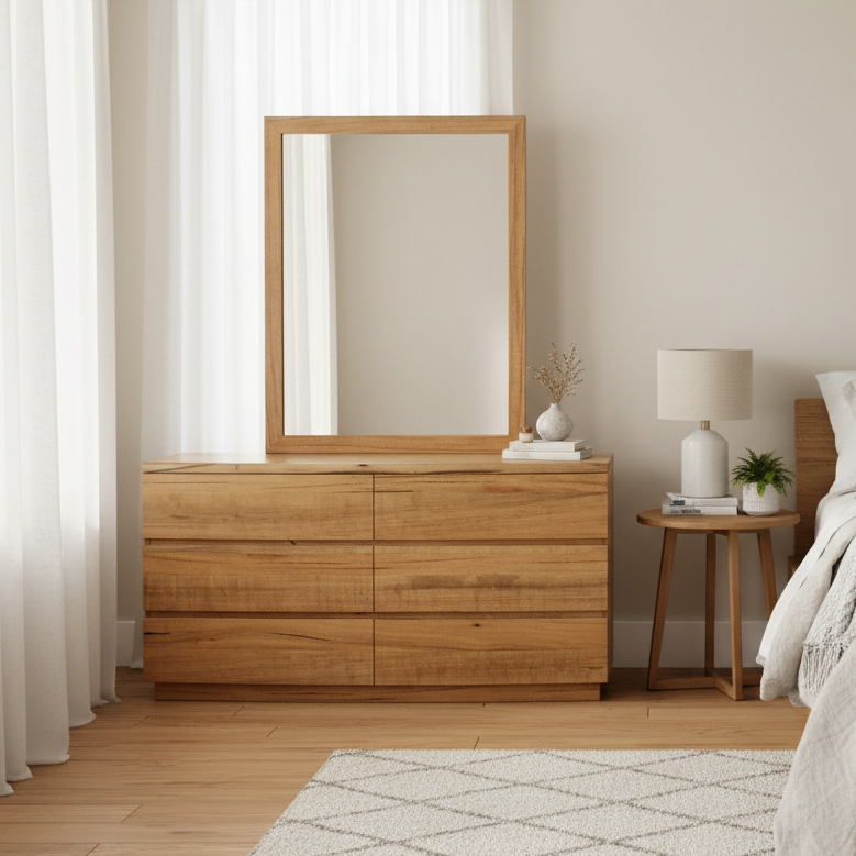 Esperance Dresser with Mirror at Oaten’s Beds R Us Casino