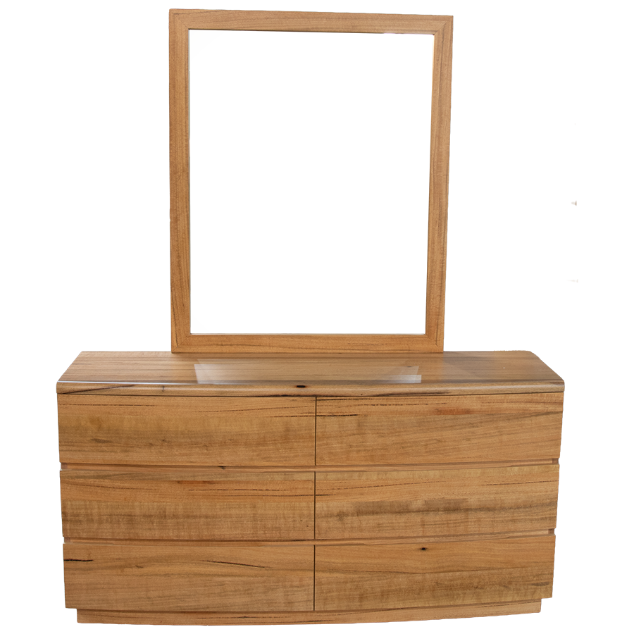 Esperance Dresser with Mirror (view 3) at Oaten’s Beds R Us Casino