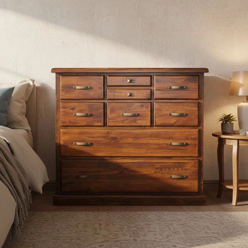 Caribbean 9 Drawer Chest at Oaten’s Beds R Us Casino