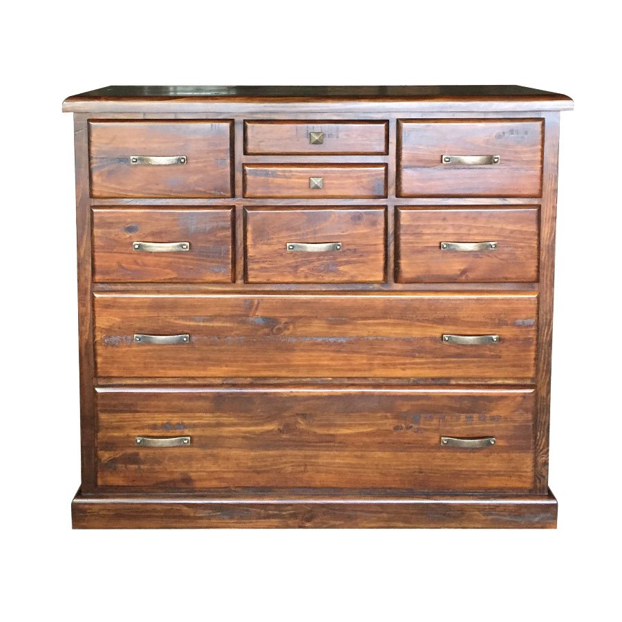 Caribbean 9 Drawer Chest (view 2) at Oaten’s Beds R Us Casino