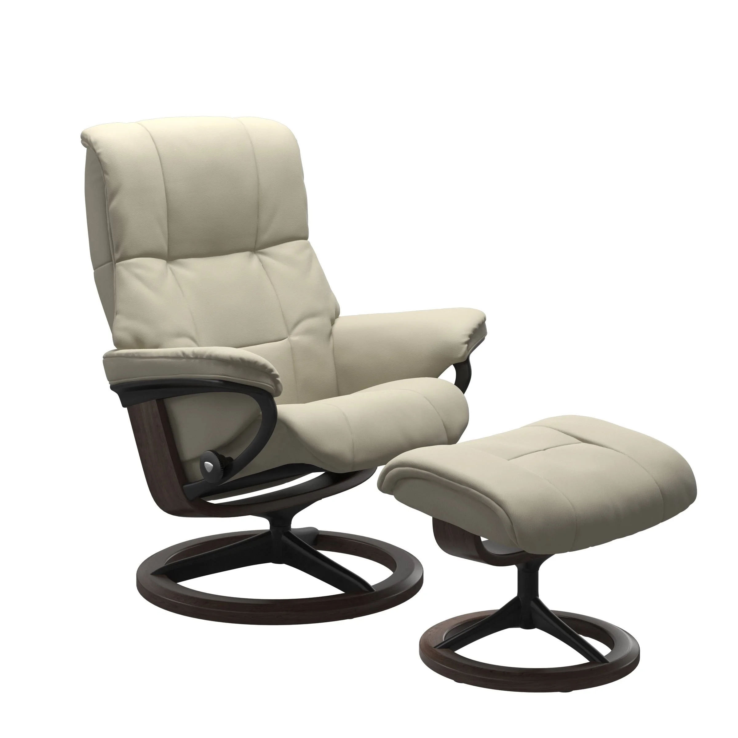 Stressless® Mayfair Signature / Cross Recliner & Footstool at Oaten’s Casino NSW