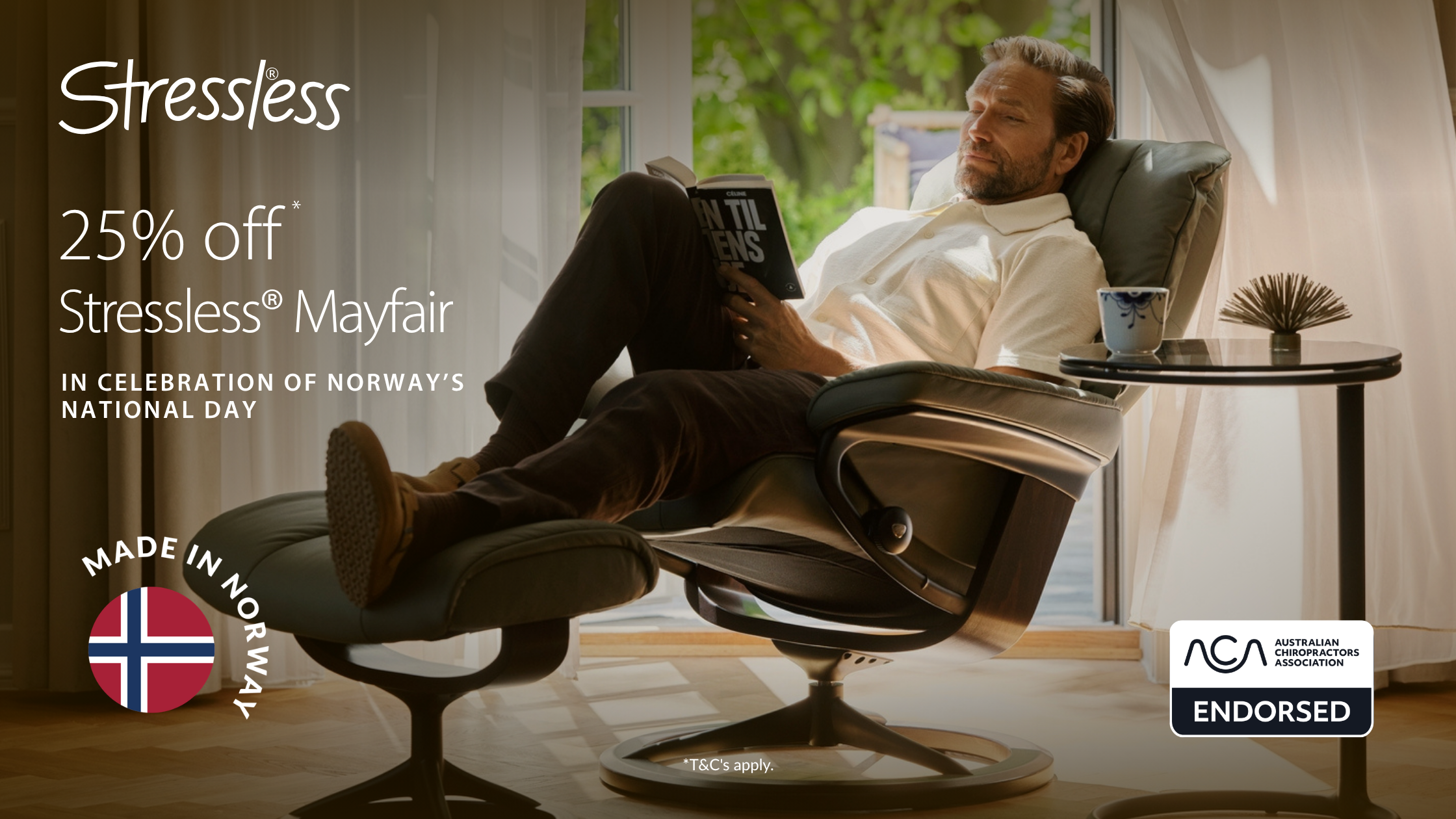Oaten's Stressless Norway Day Sale