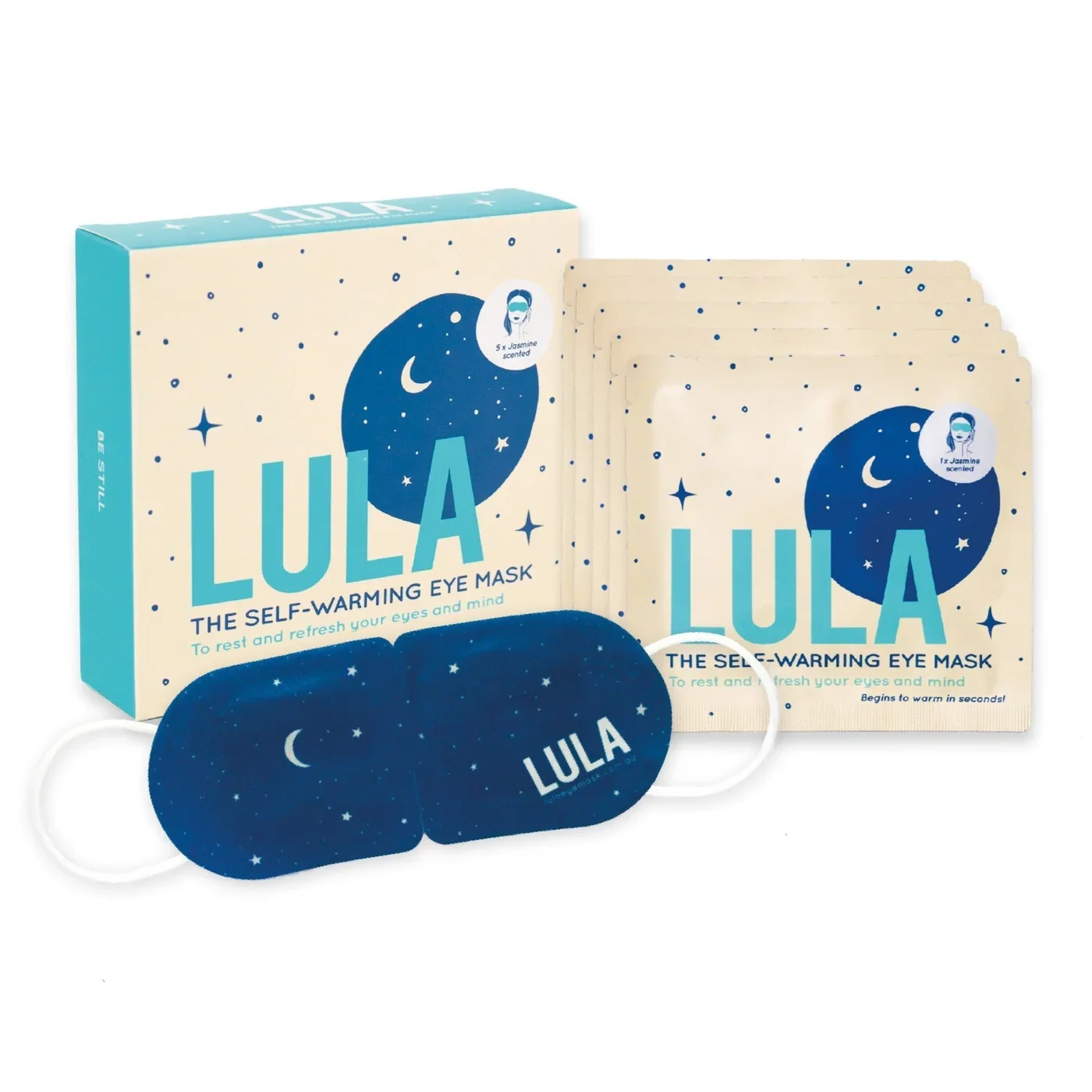 Lula Jasmine Self-Warming Eye Mask (5 Masks)
