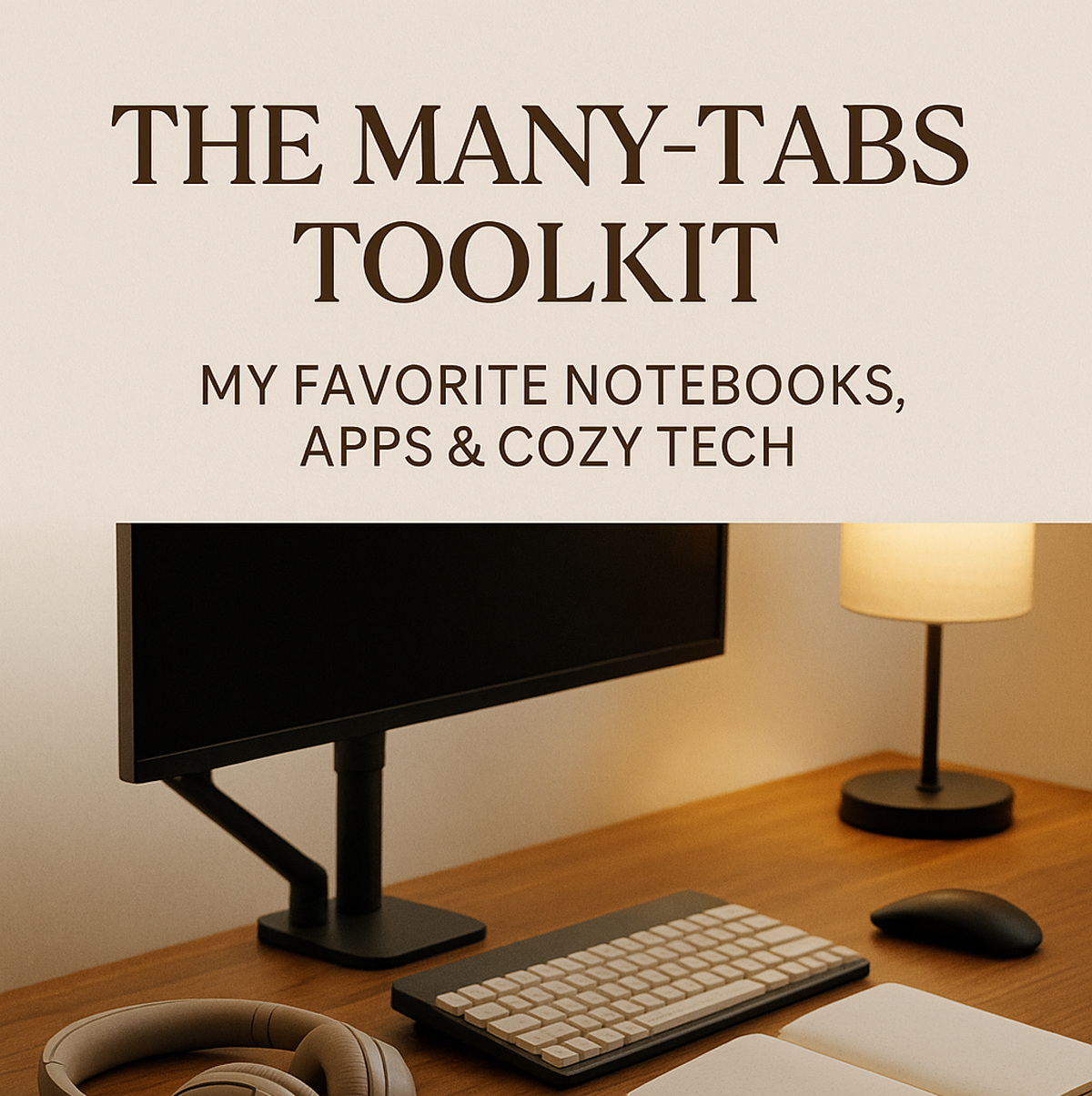 The Many-Tabs Toolkit: My Favorite Notebooks, Apps &amp; Cozy Tech