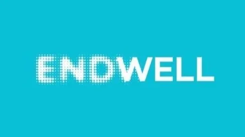 ENDWELL logo on a blue background