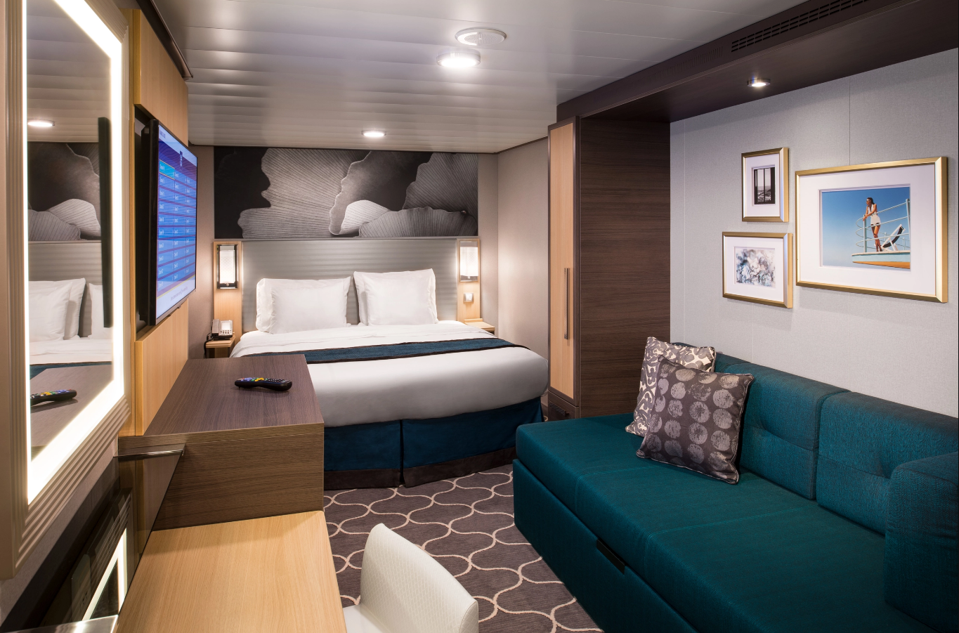 Interior stateroom