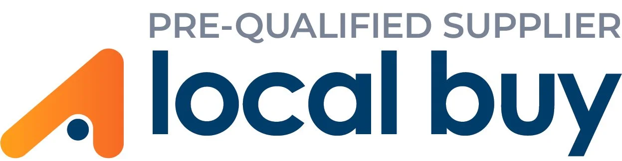 Local Buy logo, local government prequalified procurement. Regional Queensland
