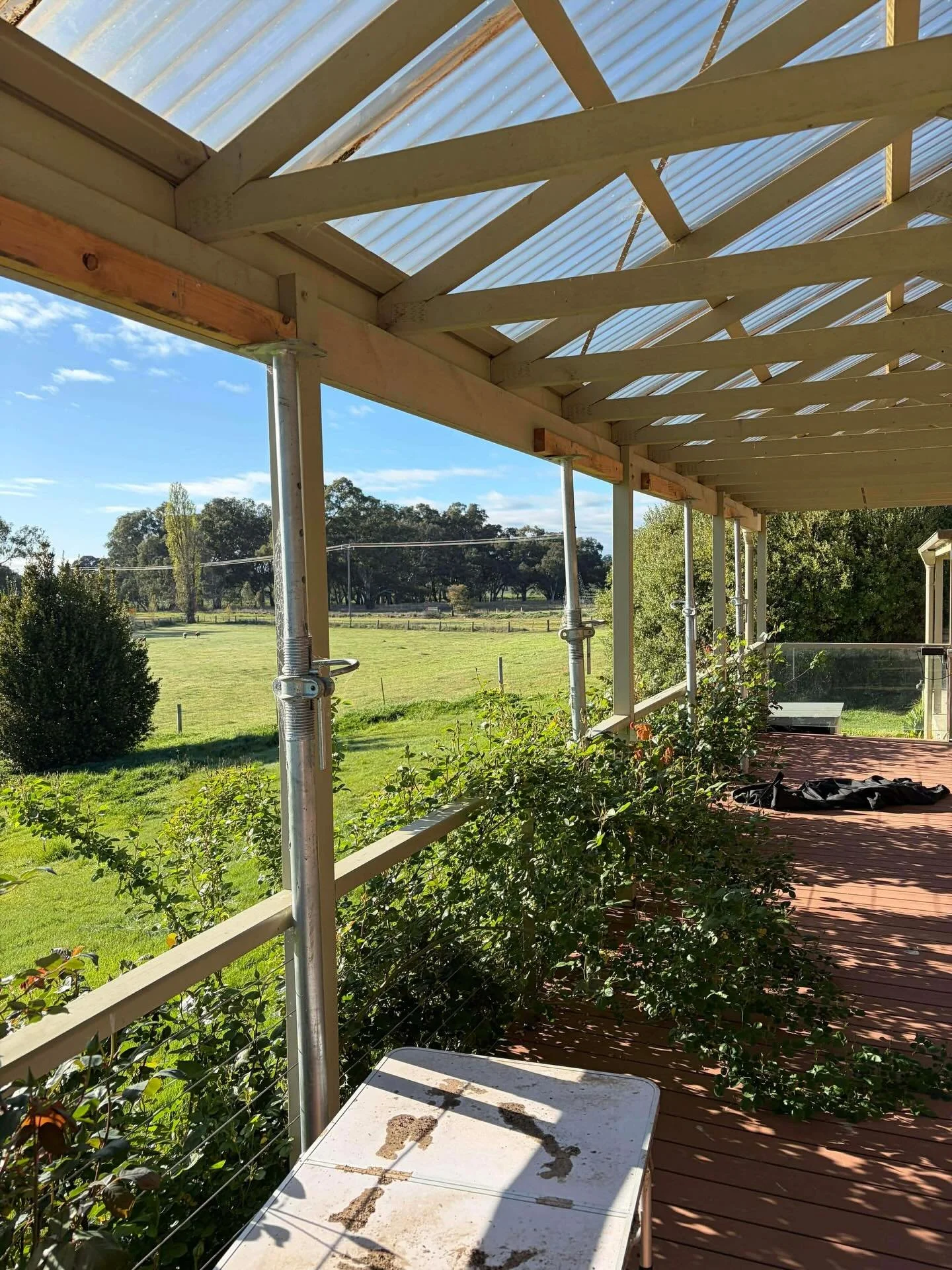 I know we said, &ldquo;reveal coming next week,&rdquo; but we were too excited and couldn&rsquo;t wait to share this one. 🤭

This entertainment area was rebuilt after structural issues made it unsafe and unusable. With the work of Zac and the ZJC te