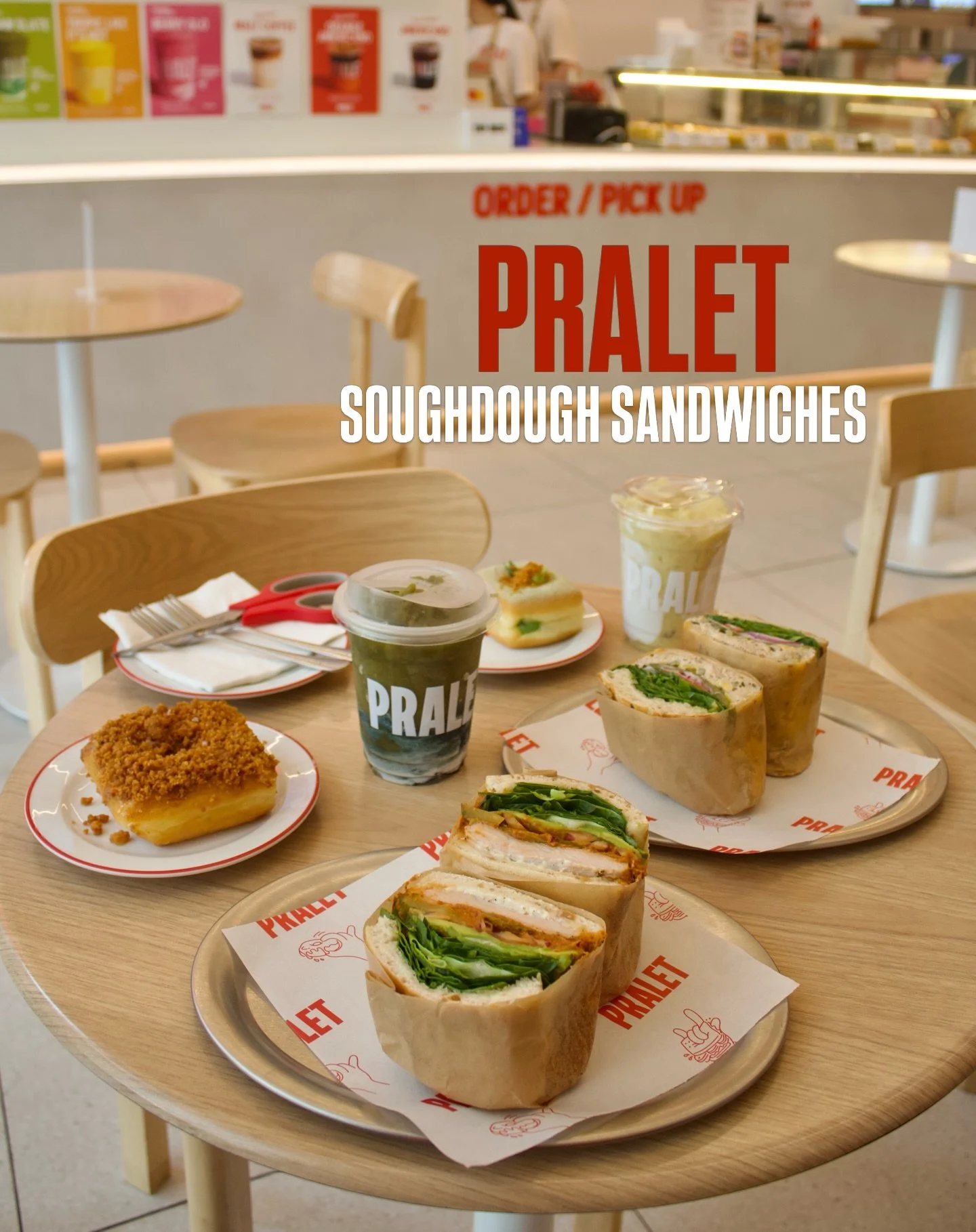 🚨 NEW SOURDOUGH SANDWICH MENU 🚨 

Loved trying the new sourdough sandwiches at Pralet Ekkamai Corner after already being hooked on the sourdough doughnuts 🍩

What I tried; 
🥑 Cheeky Avocado - packed with flavour. The cashew chipotle pesto brings 