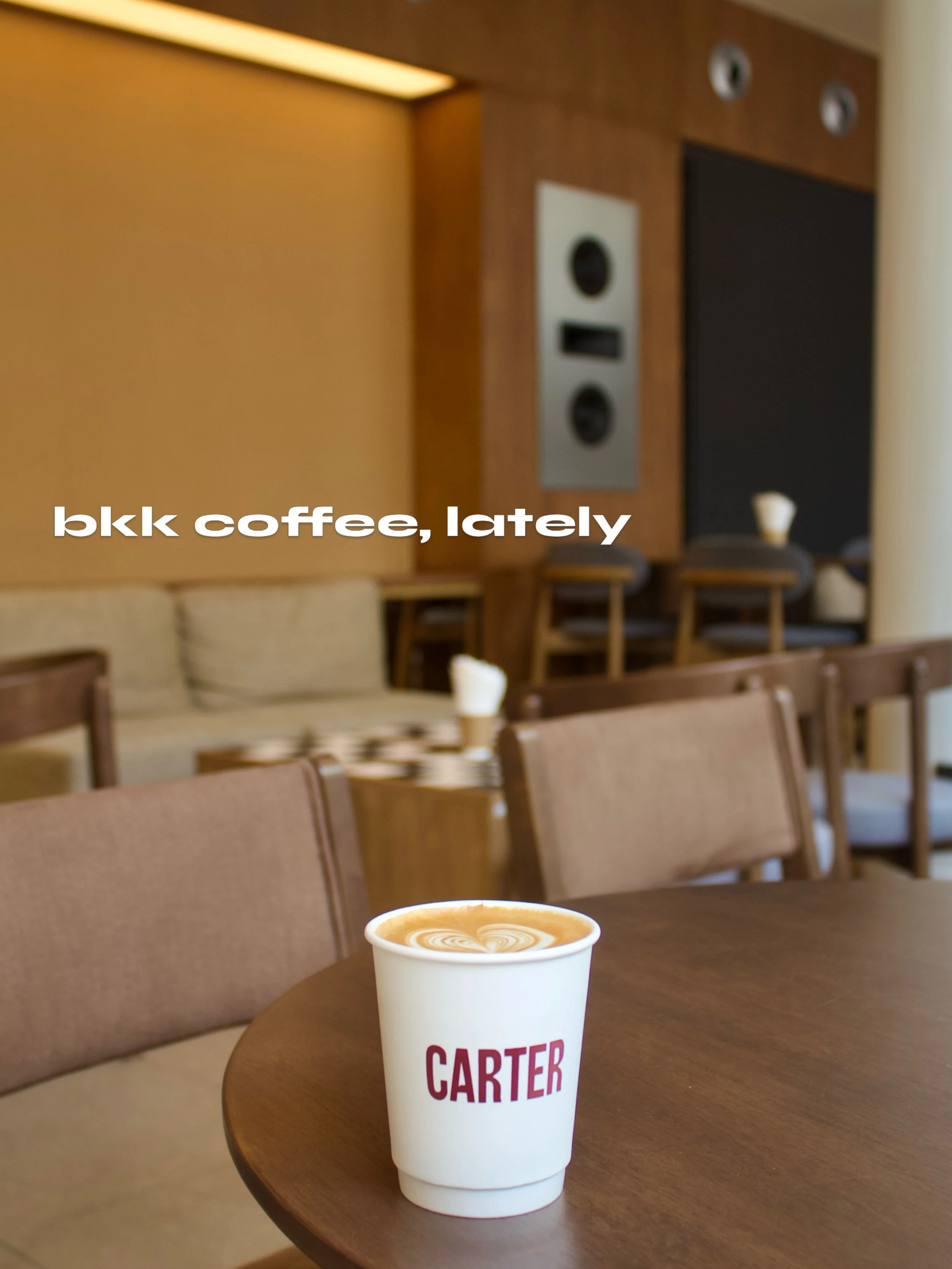 Bangkok coffee, lately 
A few new spots and places I keep going back to ☕️ 

#bangkok #bangkokcafehopping #bangkokcafe