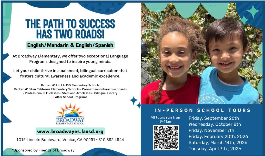 📣 Discover the World at Broadway Language Immersion School! 🌍✏️

Are you ready to give your child the gift of language, culture, and academic excellence? 🎓💬

Join us for a Campus Tour at Broadway Language Immersion School and see what makes our s