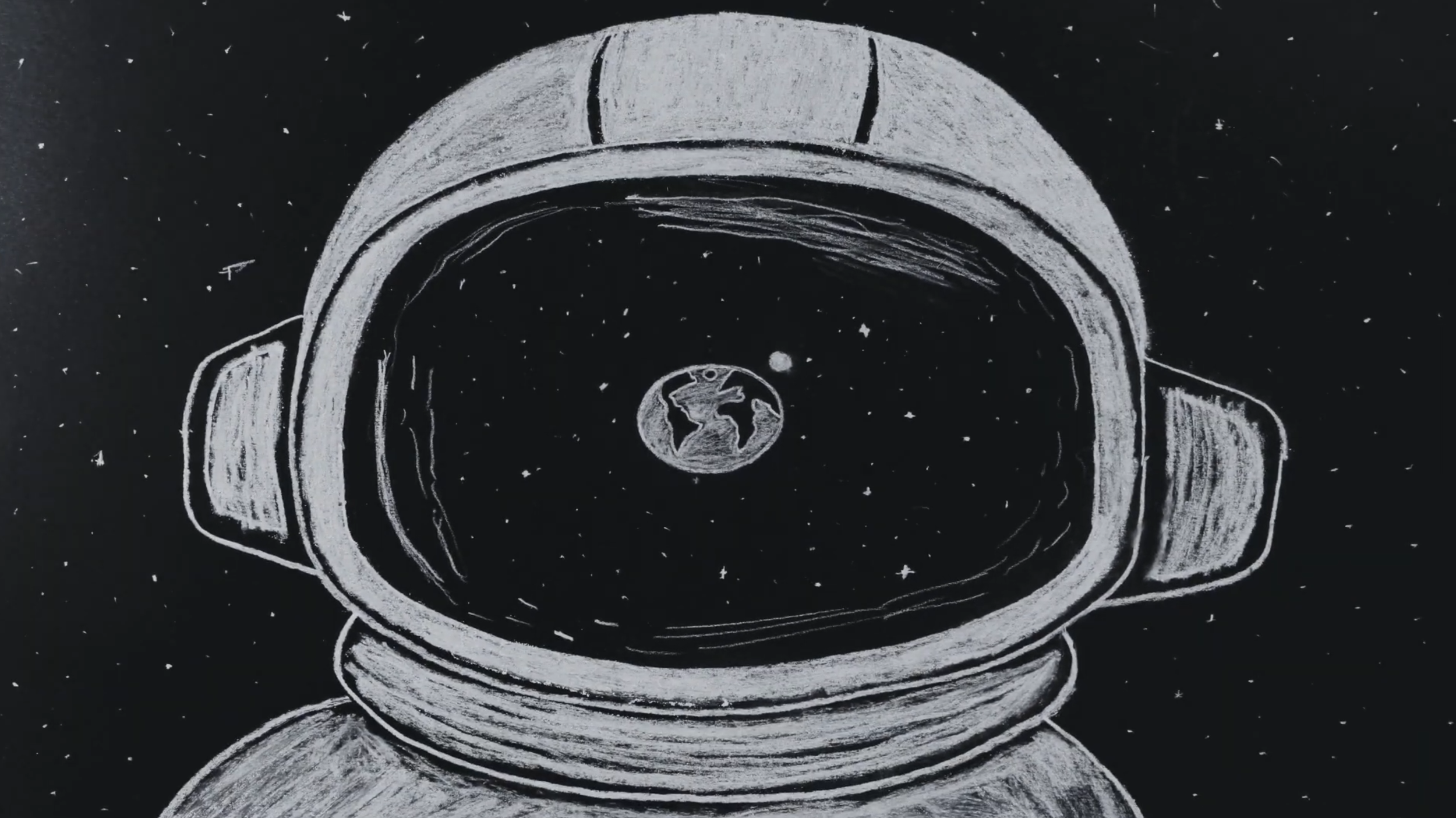 “SPACE” (Charcoal Stop-Motion)
