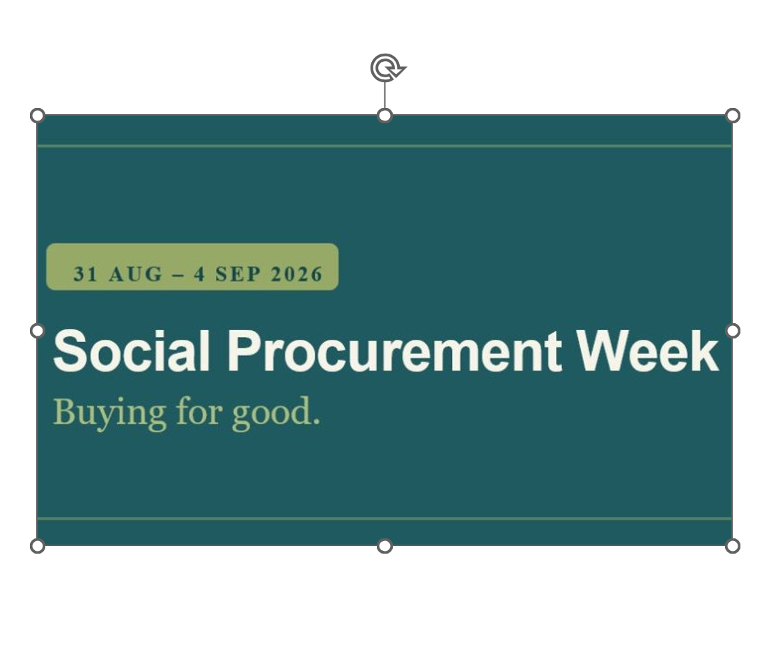 Social Procurement Week - Aug 31st to Sept 4th 2026